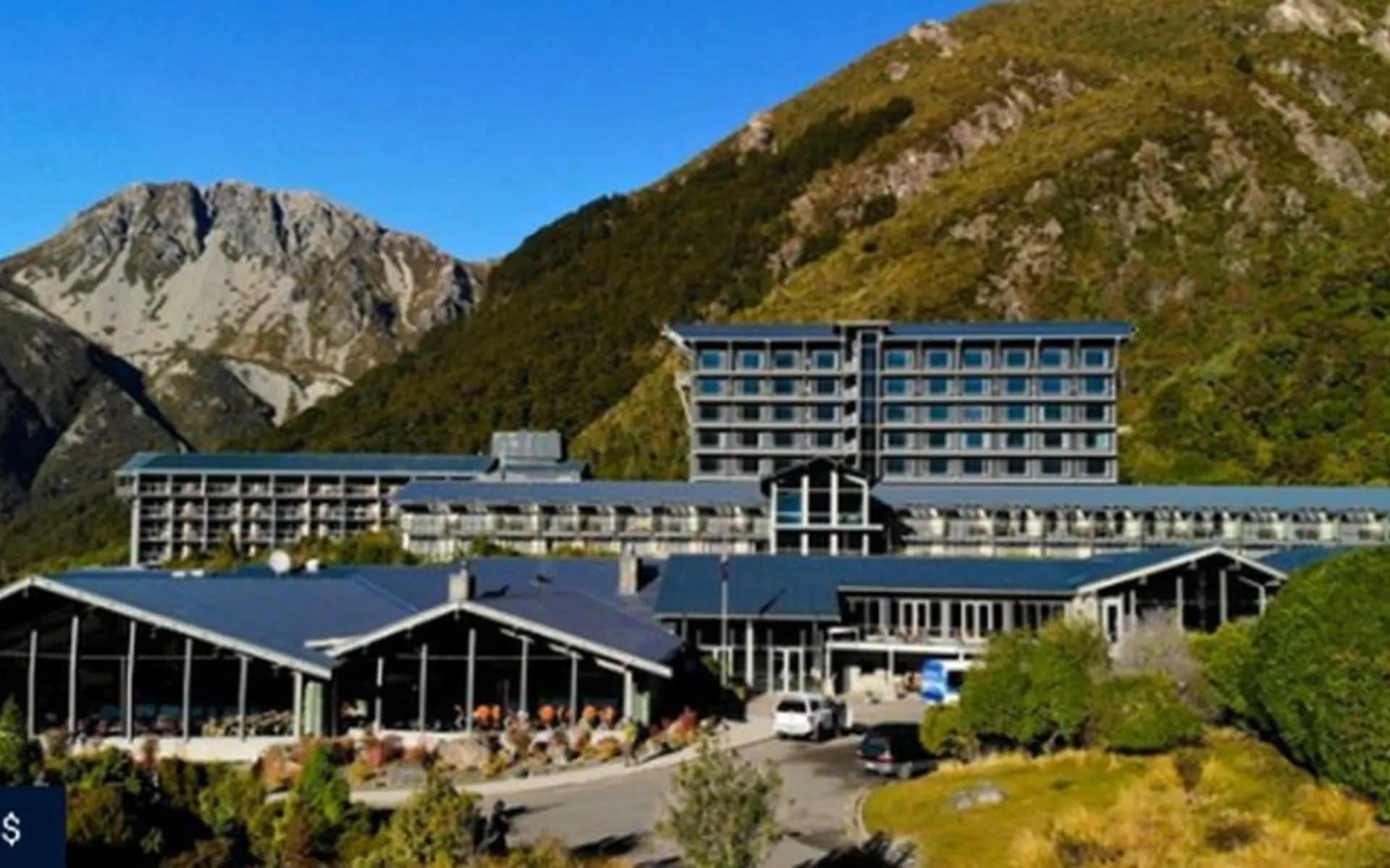 The Hermitage Hotel in Mount Cook: The Hermitage Mt Cook exterior The Hermitage Hotel in Mount Cook: The Hermitage Mt Cook exterior