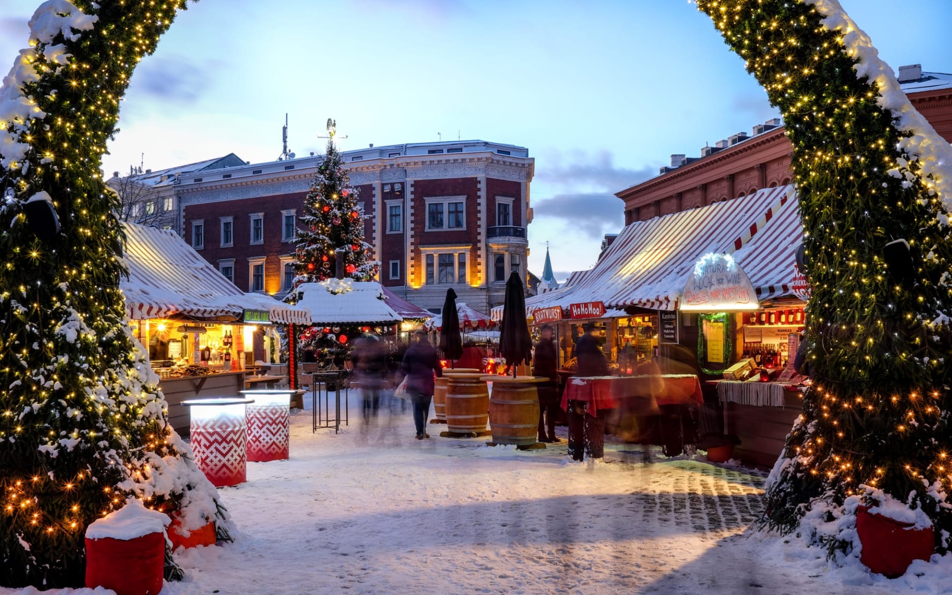 Weihnachtszauber in Riga: Weihnachten_Marktplatz_Domplatz_Altstadt_Riga_Lettland