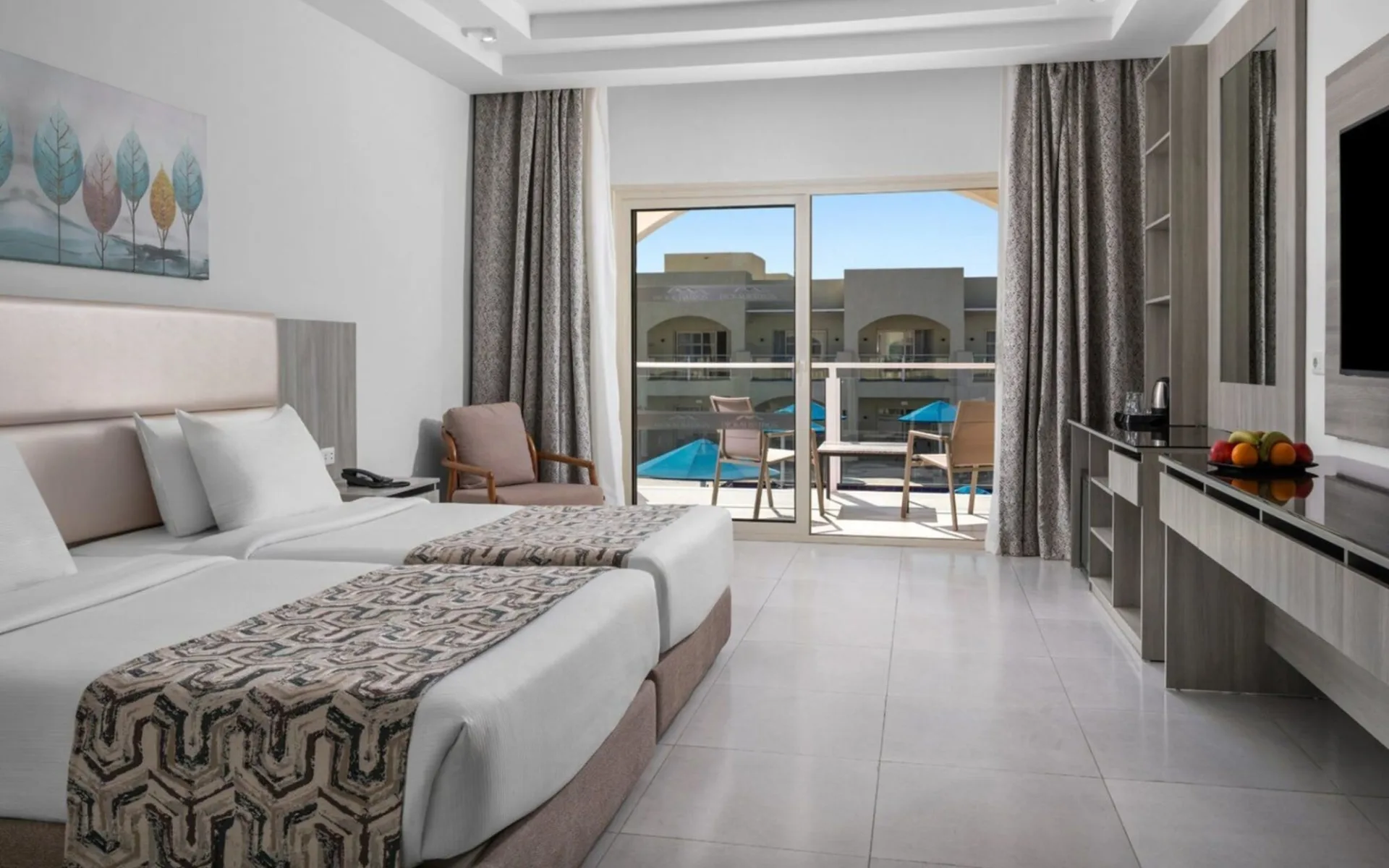 Badeferien im Albatros Makadi Club ab Hurghada: Wohnbeispiel Albatros Makadi Club Badeferien im Albatros Makadi Club ab Hurghada: Wohnbeispiel Albatros Makadi Club