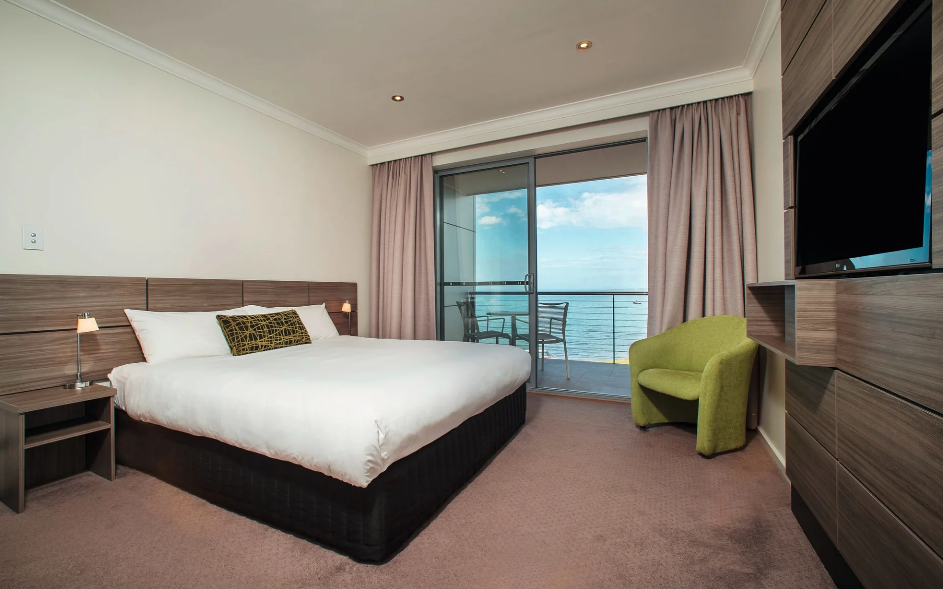 Aurora Ozone Hotel in Kangaroo I.- Kingscote: Zimmer Ozone Hotel Kingscote Kangaroo Island Australien Seaview Zimmer 2017