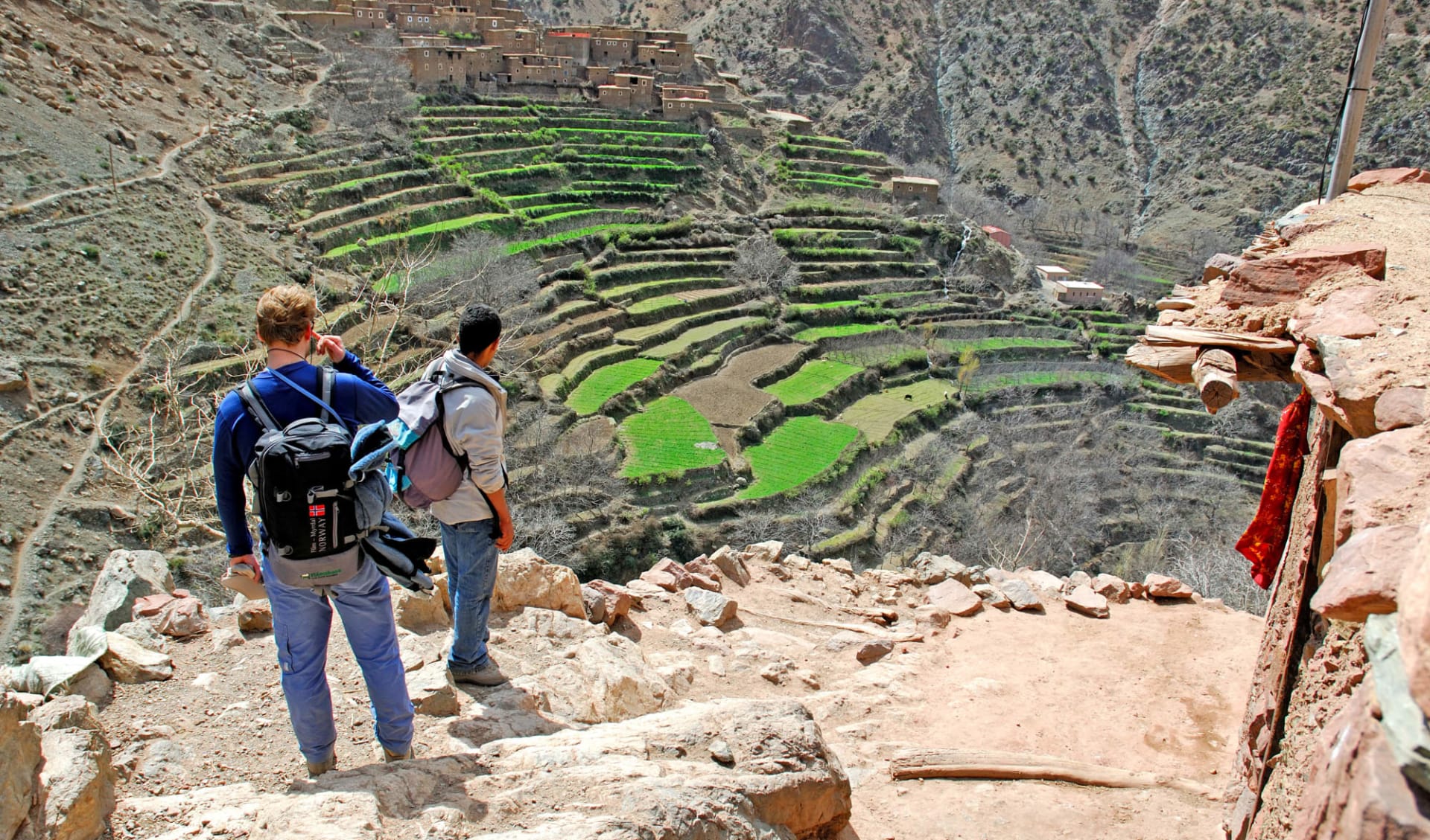 Wandern vom M'Goun Massiv bis ins Rosental ab Marrakesch: activities: Trekking High Atlas