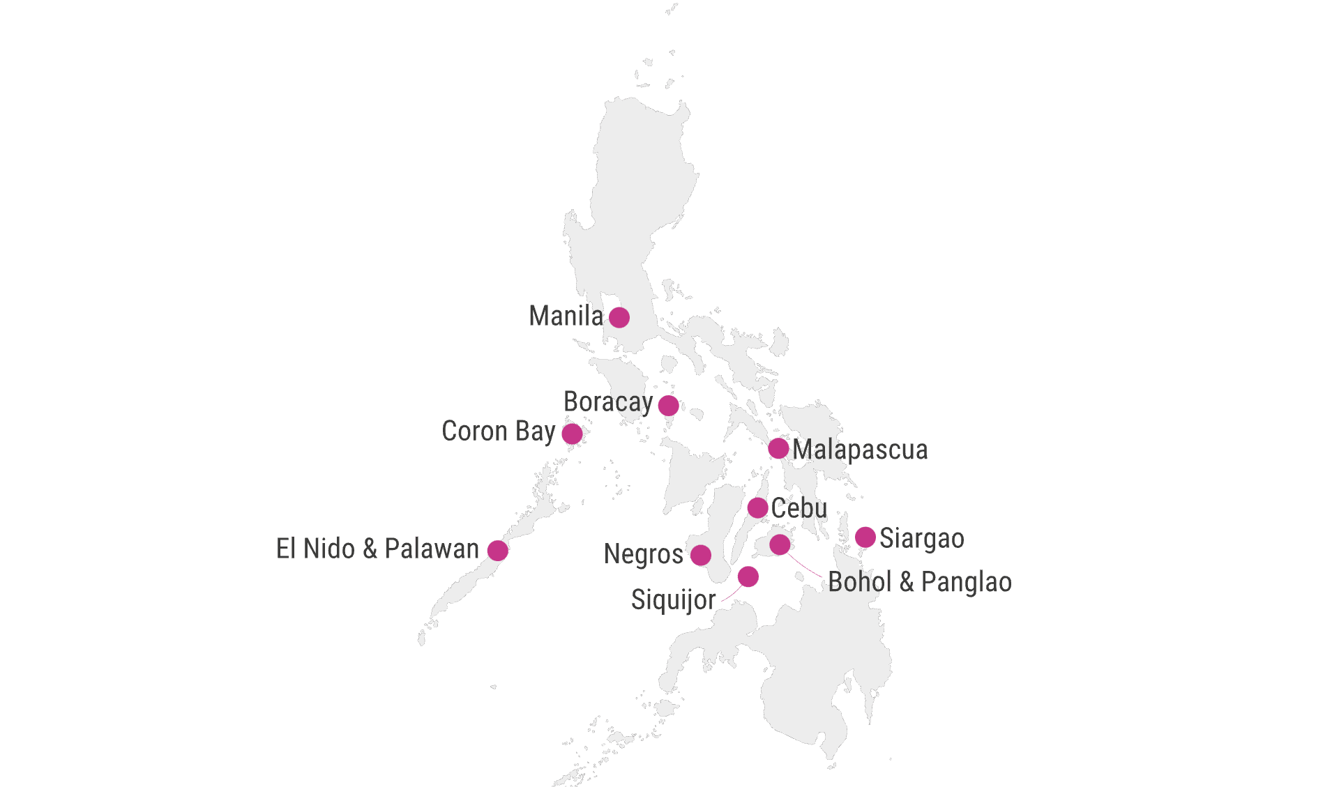 Karte Philippinen