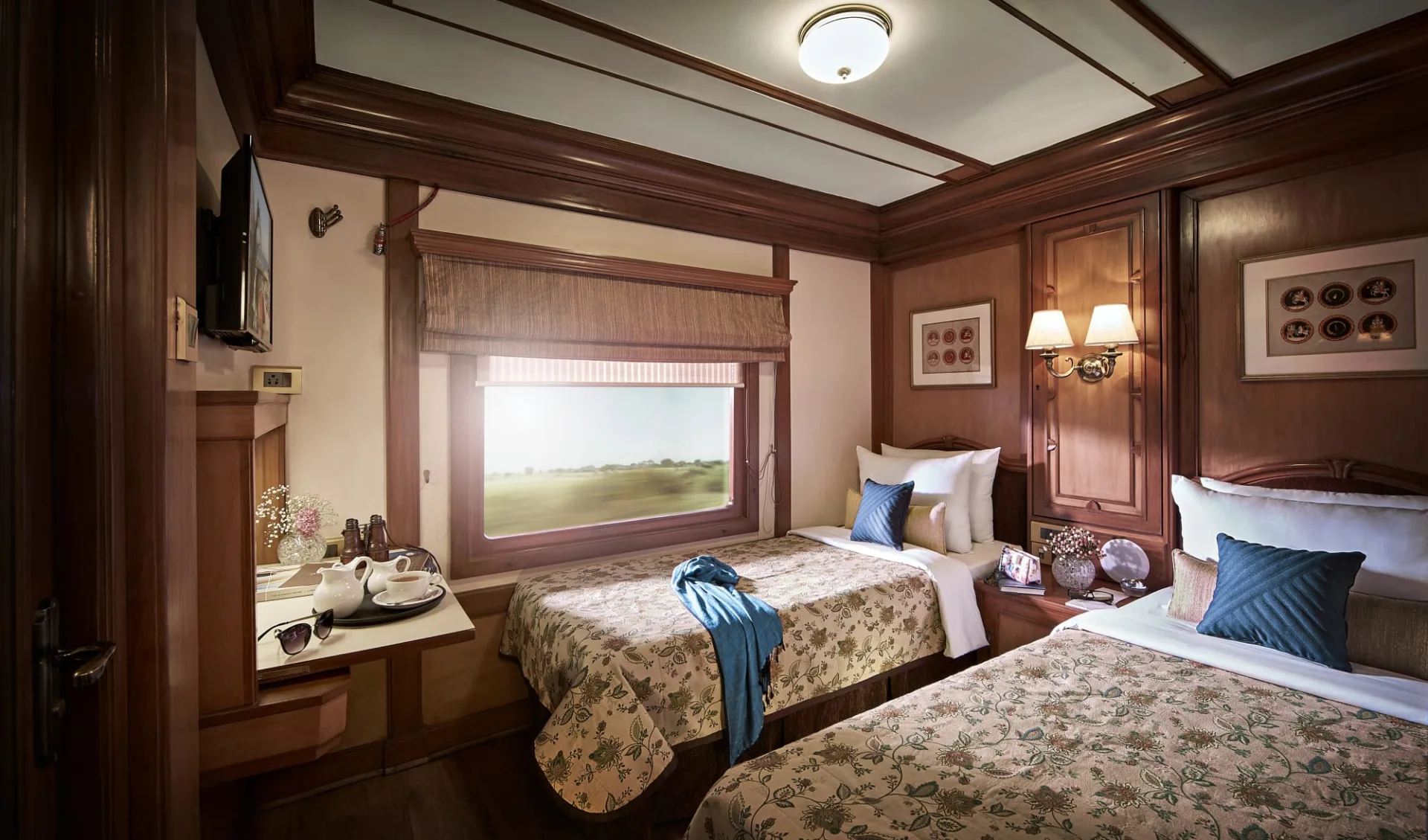 «The Deccan Odyssey» - Die Glanzlichter Rajasthans ab Mumbai: Deluxe Twin room «The Deccan Odyssey» - Die Glanzlichter Rajasthans ab Mumbai: Deluxe Twin room