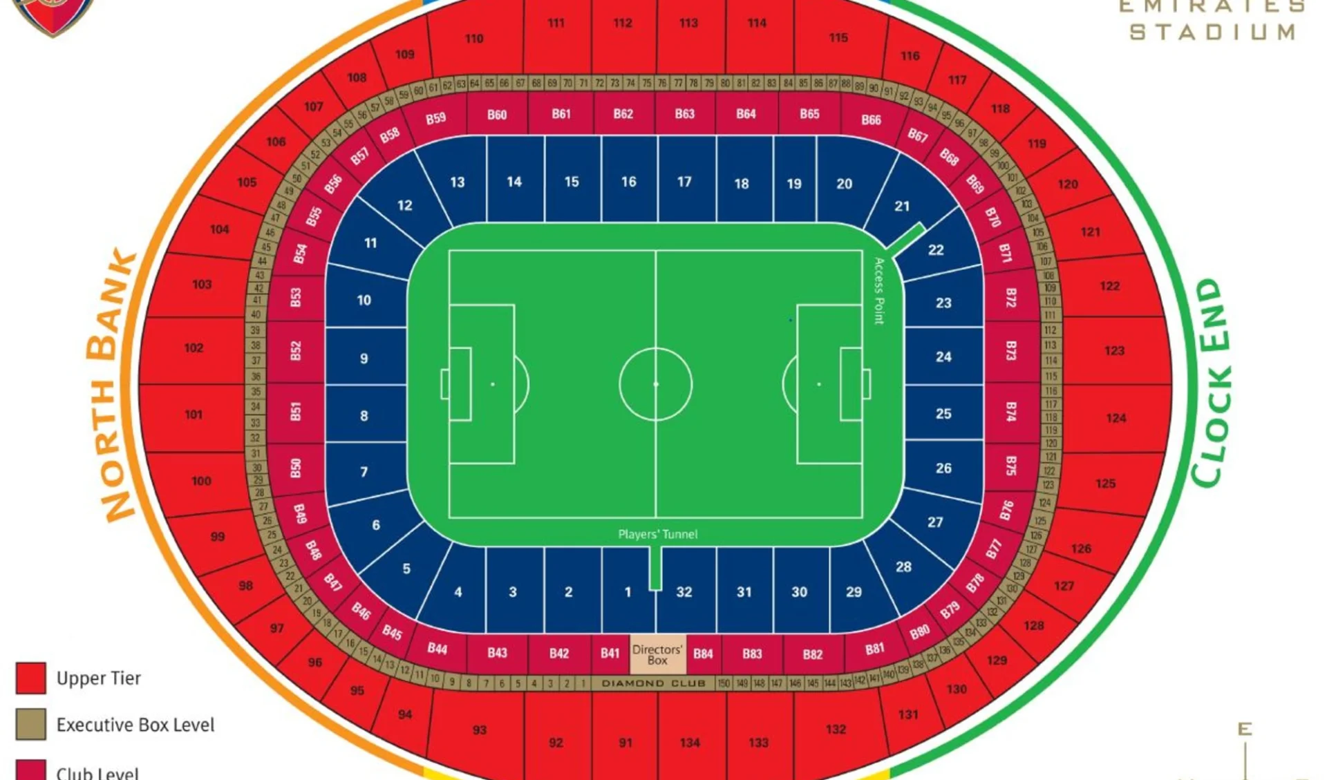 FC Arsenal ab London: Emirates Stadium FC Arsenal ab London: Emirates Stadium
