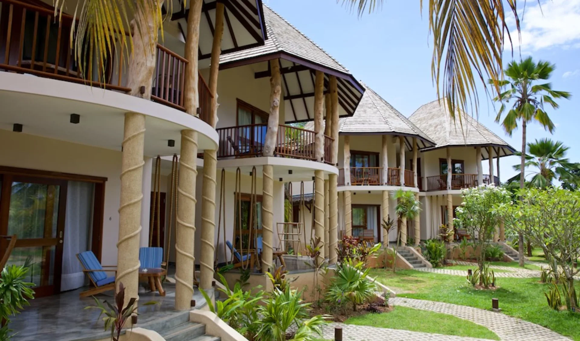 Les Lauriers Eco Hotel in Praslin: exterior: