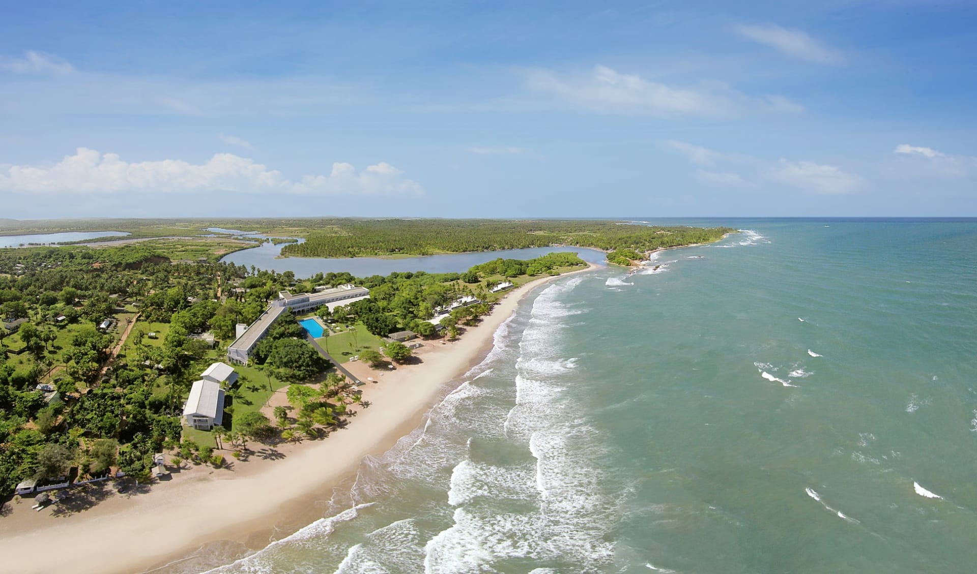 Trinco Blu by Cinnamon in Trincomalee:  Aerial View
