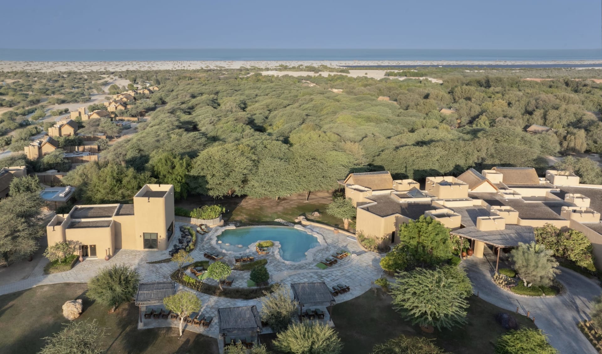 Anantara Al Sahel Villa Resort in Sir Bani Yas: Exterior_View_Landscape_ Aerial Anantara Al Sahel Villa Resort in Sir Bani Yas: Exterior_View_Landscape_ Aerial