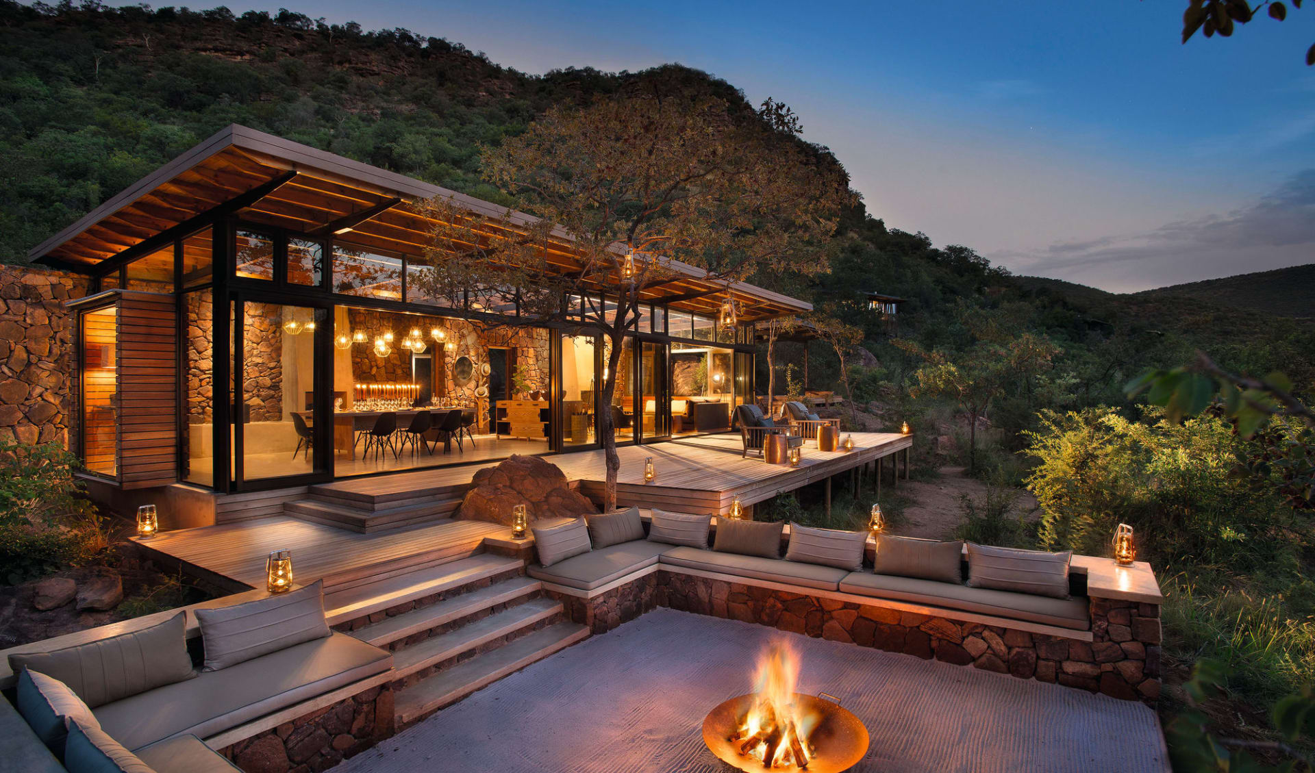 Marataba Mountain Lodge in Marakele Nationalpark: Marataba Trails Lodge - Blick auf Hauptgebäude Marataba Mountain Lodge in Marakele Nationalpark: Marataba Trails Lodge - Blick auf Hauptgebäude
