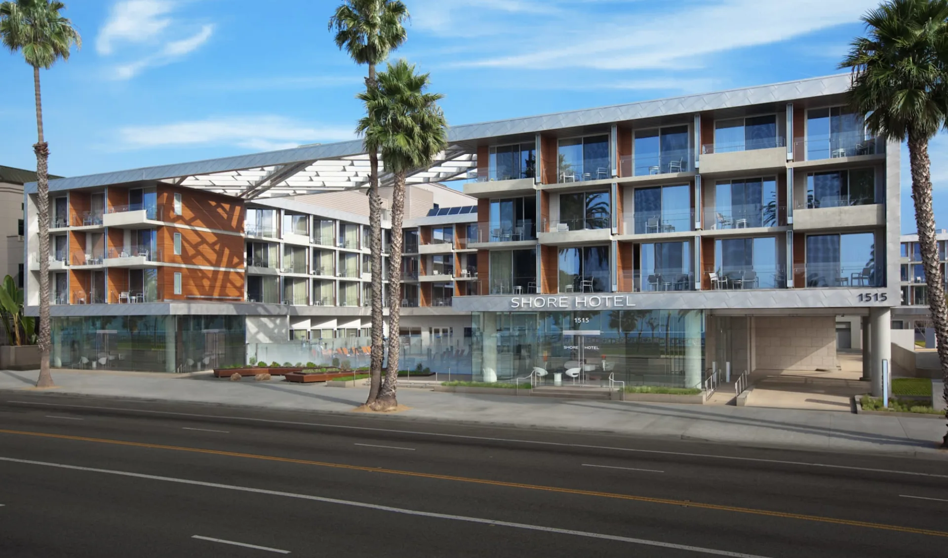 Shore Hotel in Santa Monica: Shore Hotel - Aussenansicht Shore Hotel in Santa Monica: Shore Hotel - Aussenansicht