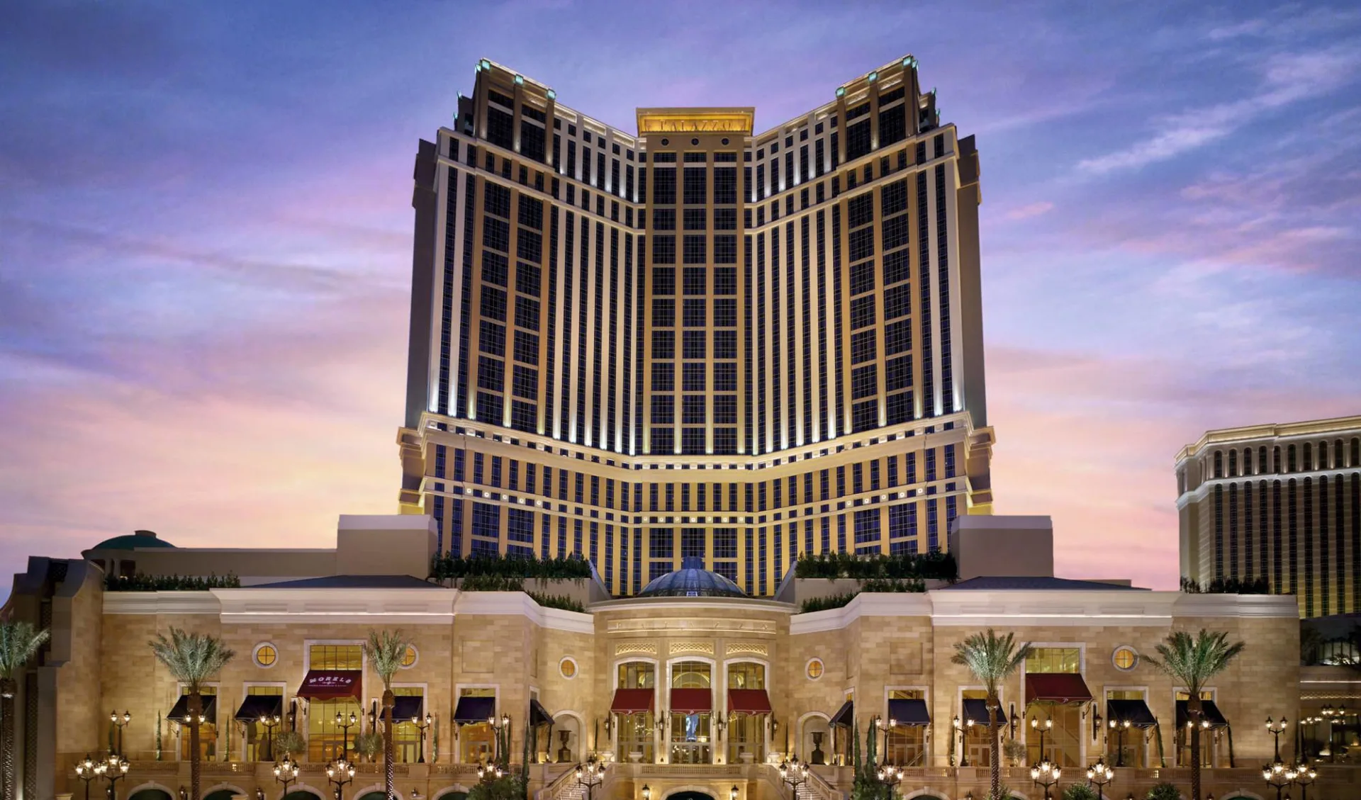 The Palazzo Resort Hotel & Casino in Las Vegas: The Palazzo - Ansicht The Palazzo Resort Hotel & Casino in Las Vegas: The Palazzo - Ansicht