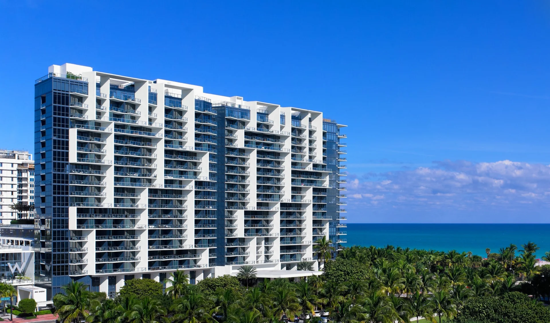 W South Beach in Miami Beach: Aussenansicht W South Beach in Miami Beach: Aussenansicht