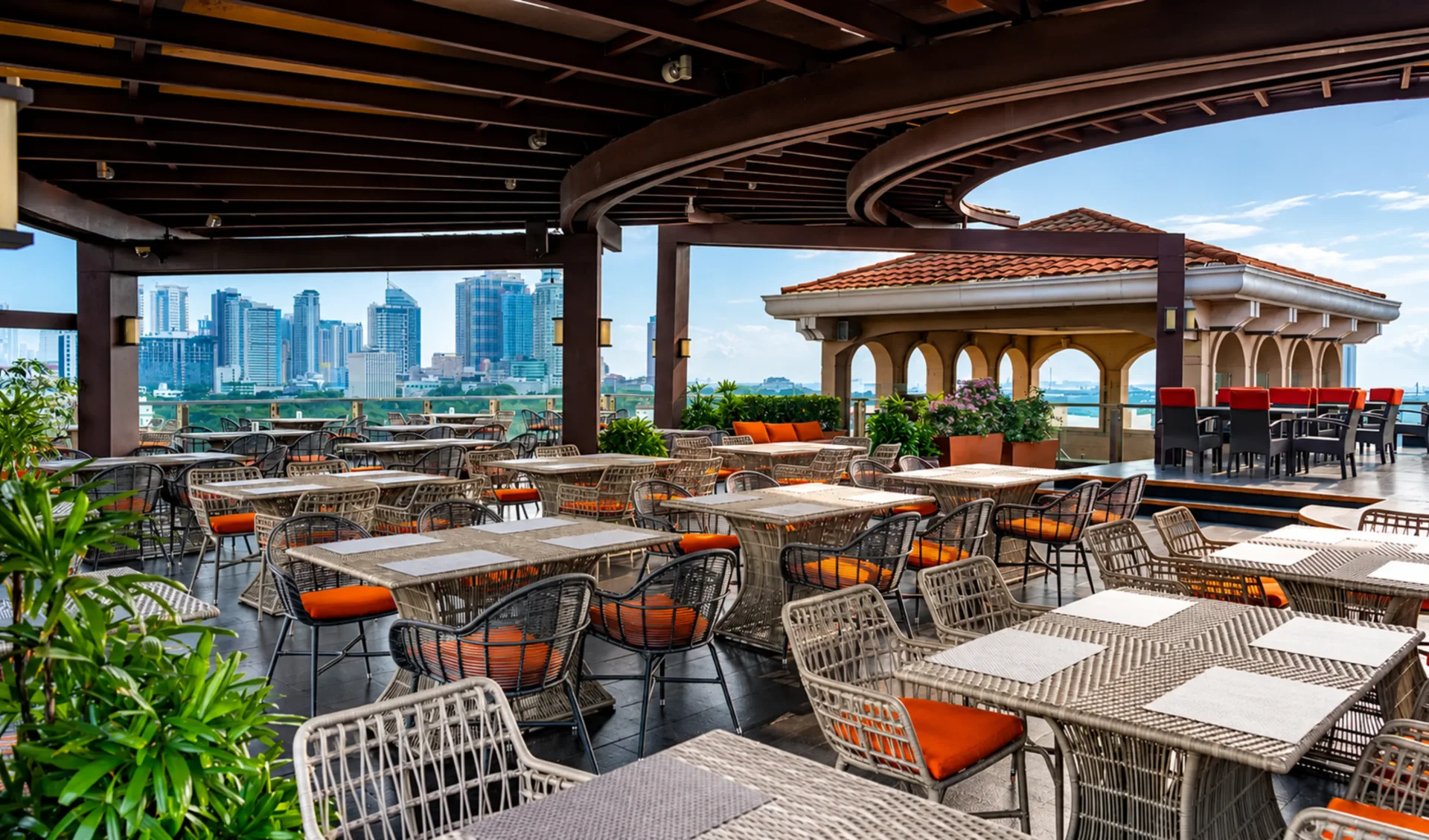 The Bayleaf Intramuros in Manila:  Sky Deck View Bar