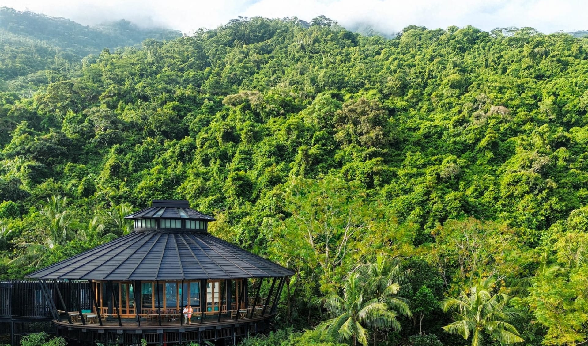 InterContinental Danang Sun Peninsula Resort: Tingara restaurant perched on the rainforest mountainside InterContinental Danang Sun Peninsula Resort: Tingara restaurant perched on the rainforest mountainside