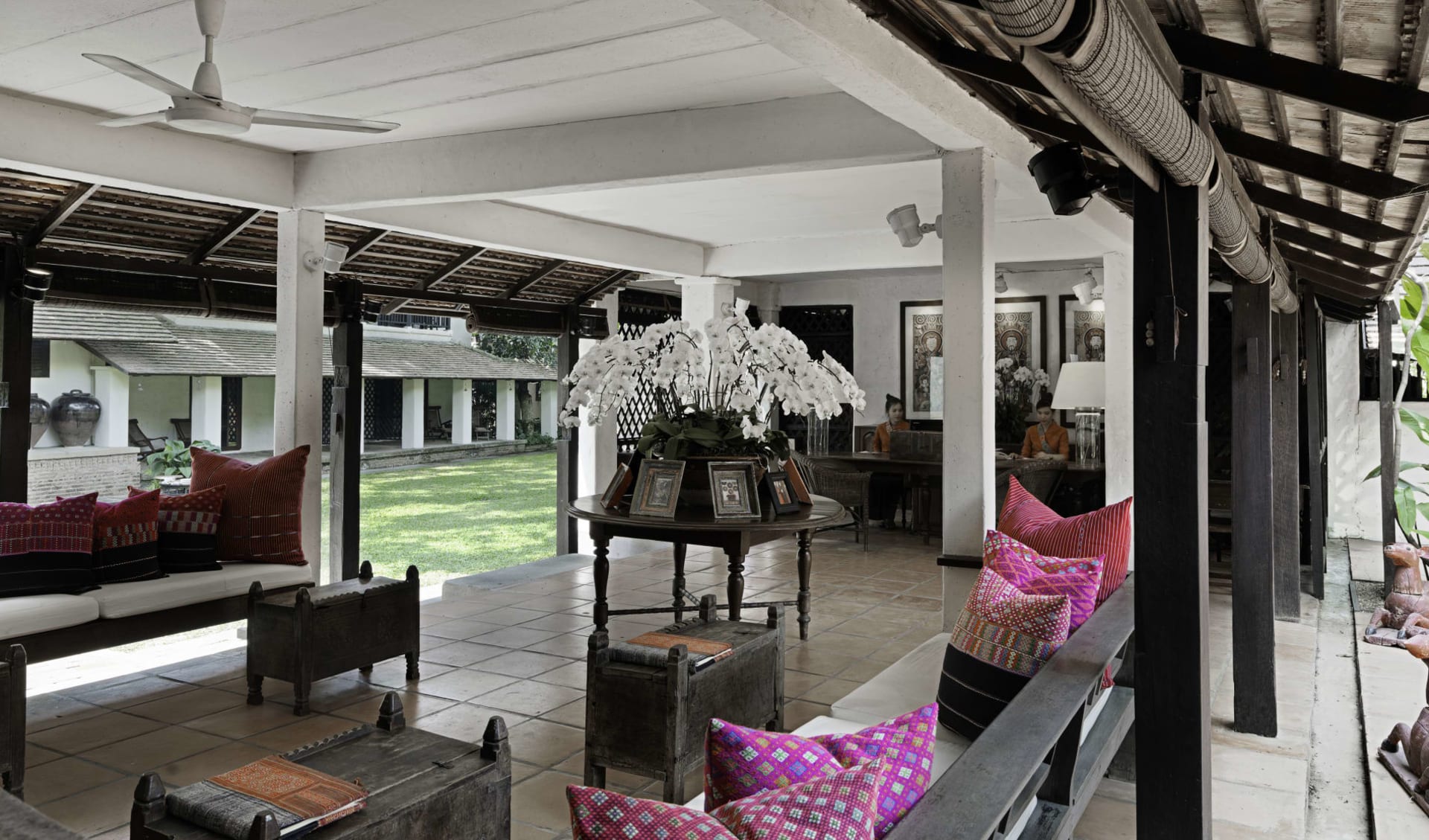 Tamarind Village in Chiang Mai: Hotel Lobby Tamarind Village in Chiang Mai: Hotel Lobby
