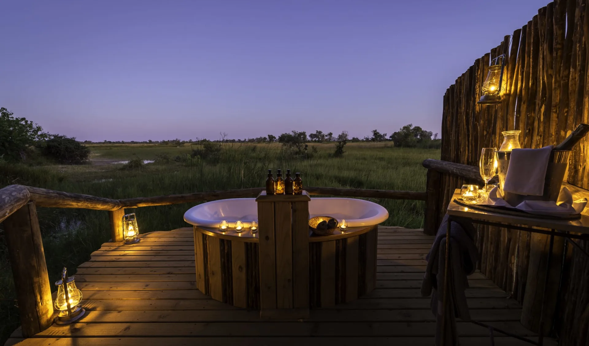 Little Vumbura in Okavango Delta: Little Vumbura Camp Little Vumbura in Okavango Delta: Little Vumbura Camp