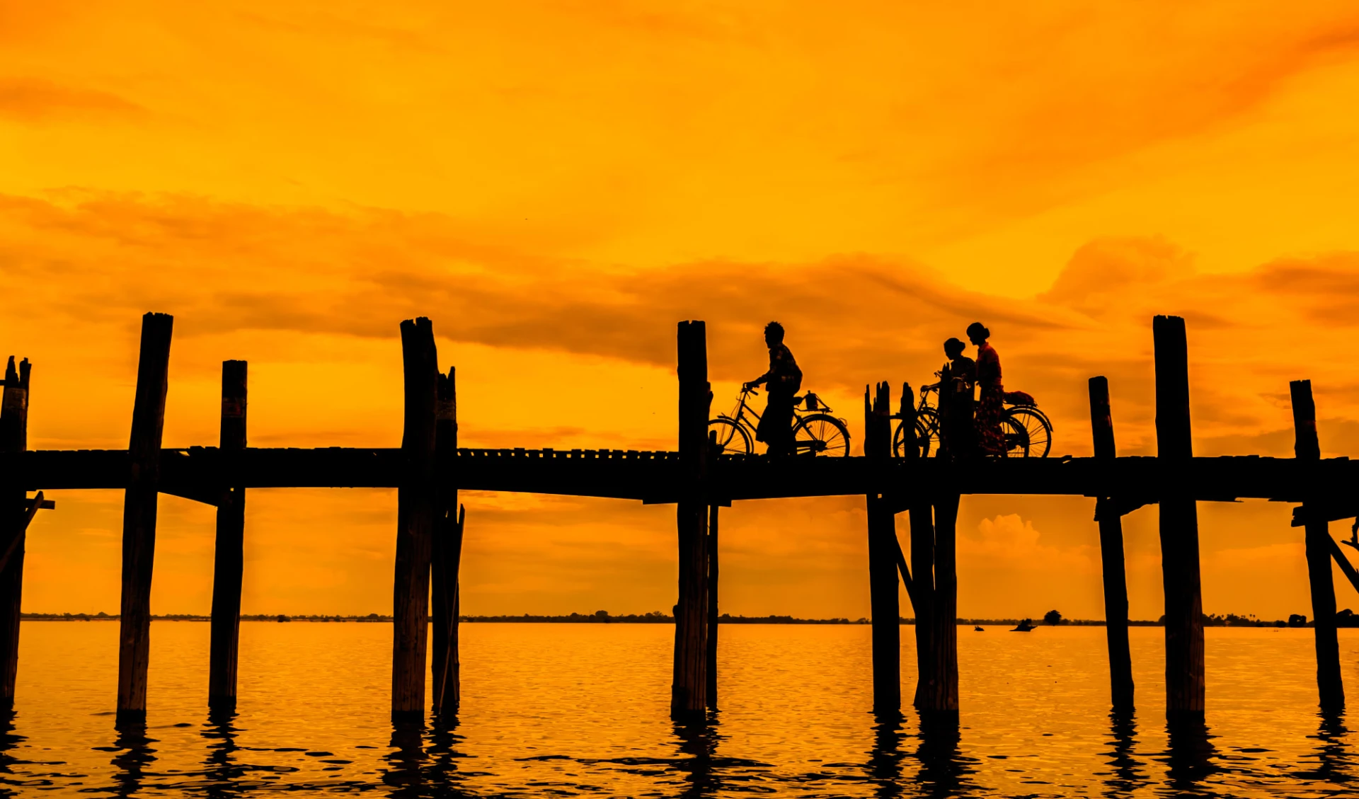 Faszination Myanmar - Ein Land im Wandel ab Yangon: Mandalay Amarapura U-Bein Bridge Faszination Myanmar - Ein Land im Wandel ab Yangon: Mandalay Amarapura U-Bein Bridge