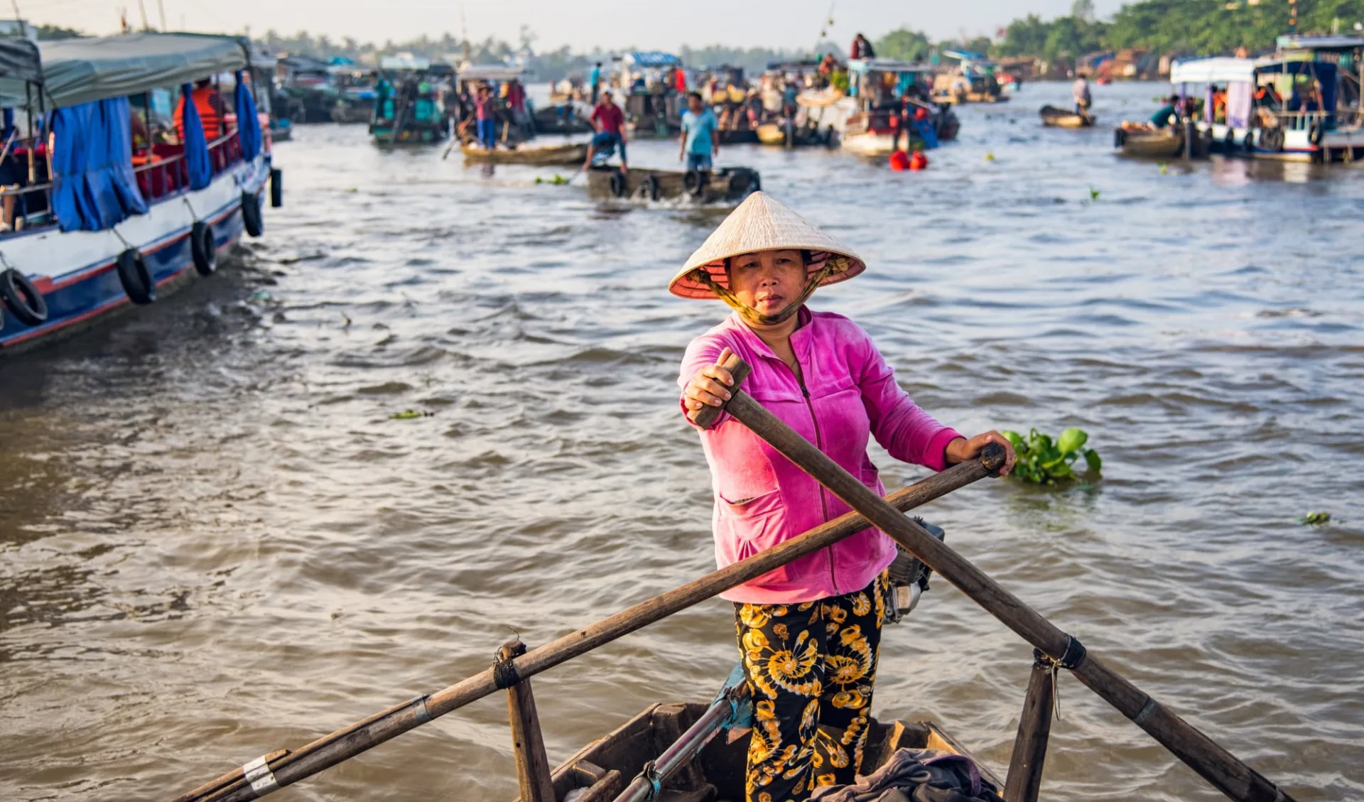 Faszinierendes Mekong Delta - ab Saigon bis Phu Quoc: Mekong Delta Floating Market Faszinierendes Mekong Delta - ab Saigon bis Phu Quoc: Mekong Delta Floating Market