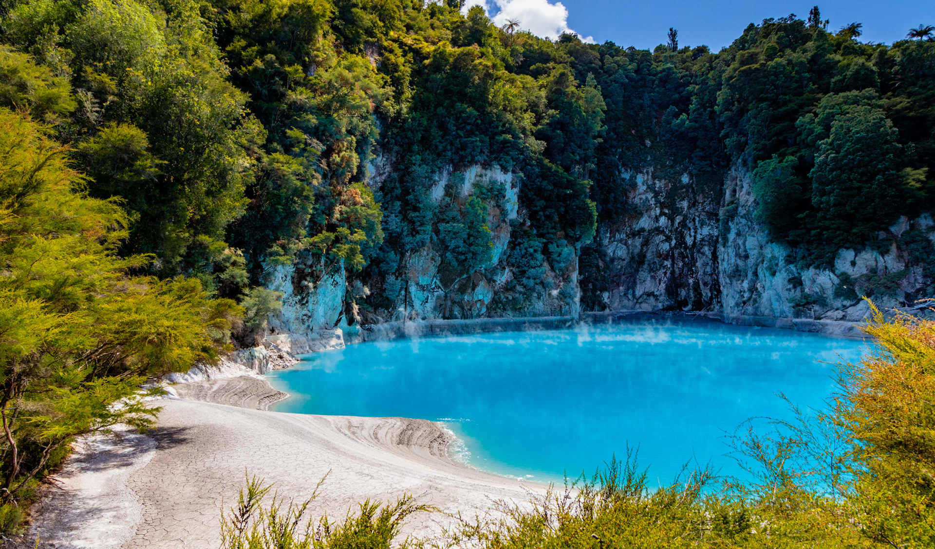 The vulcanic valley, Neuseeland The vulcanic valley, Neuseeland