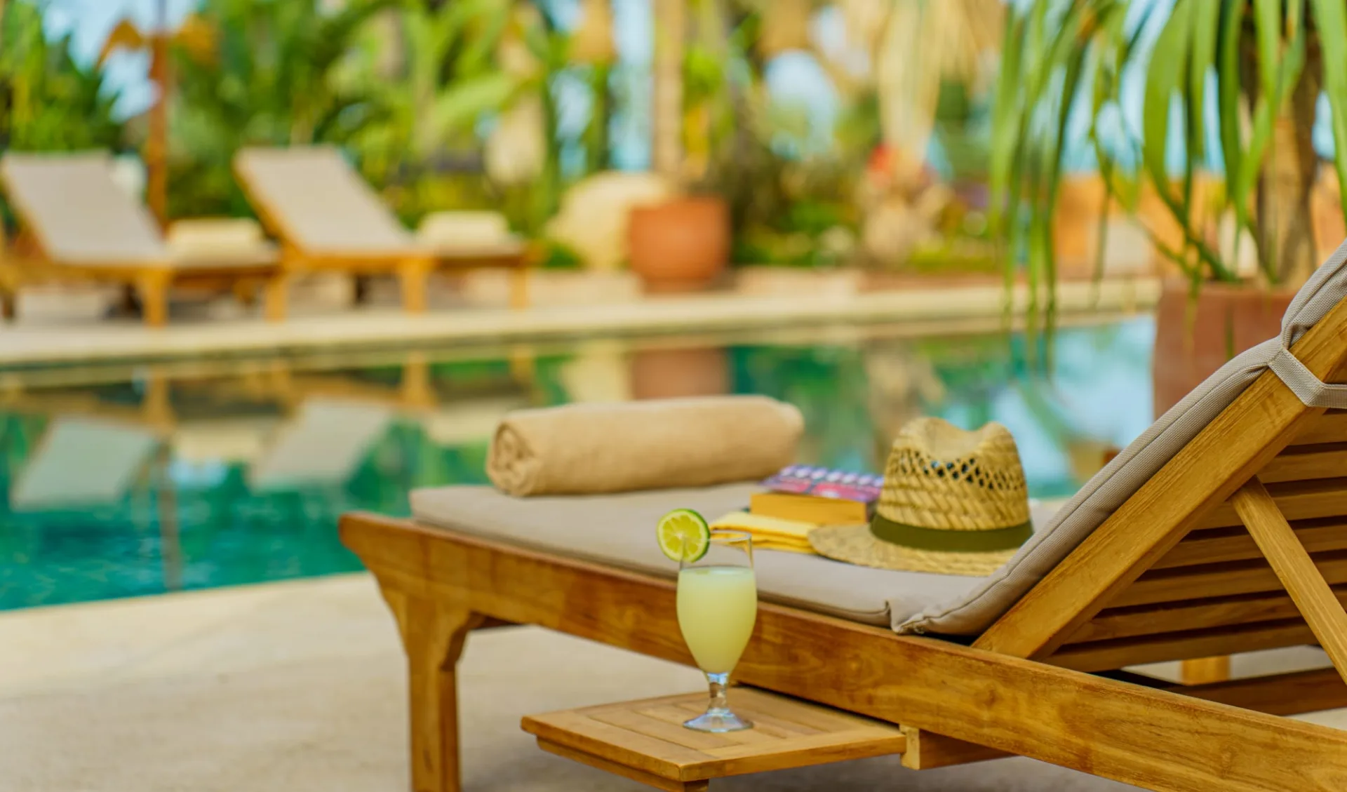 Paradis Plage Resort in Taghazout Bay: pool: Paradis Plage Resort in Taghazout Bay: pool: