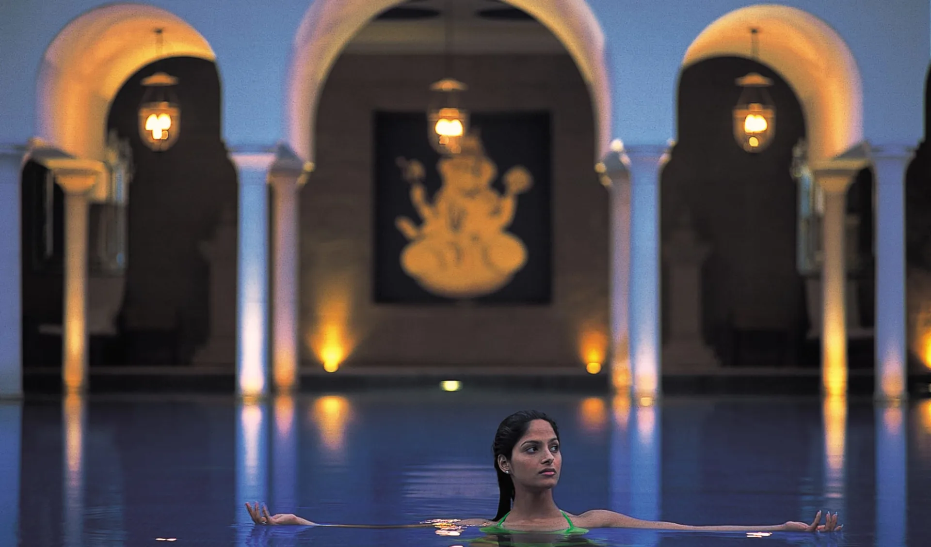 The Oberoi Amarvilas in Agra:  Pool