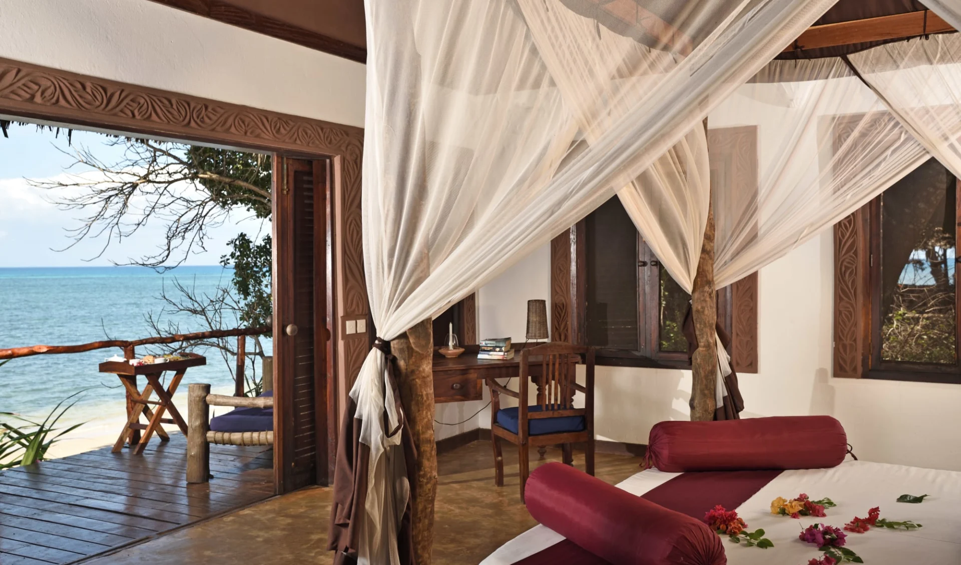 Fumba Beach Lodge in Zanzibar Südküste: Baobab Suite rm 6 Fumba Beach Lodge in Zanzibar Südküste: Baobab Suite rm 6