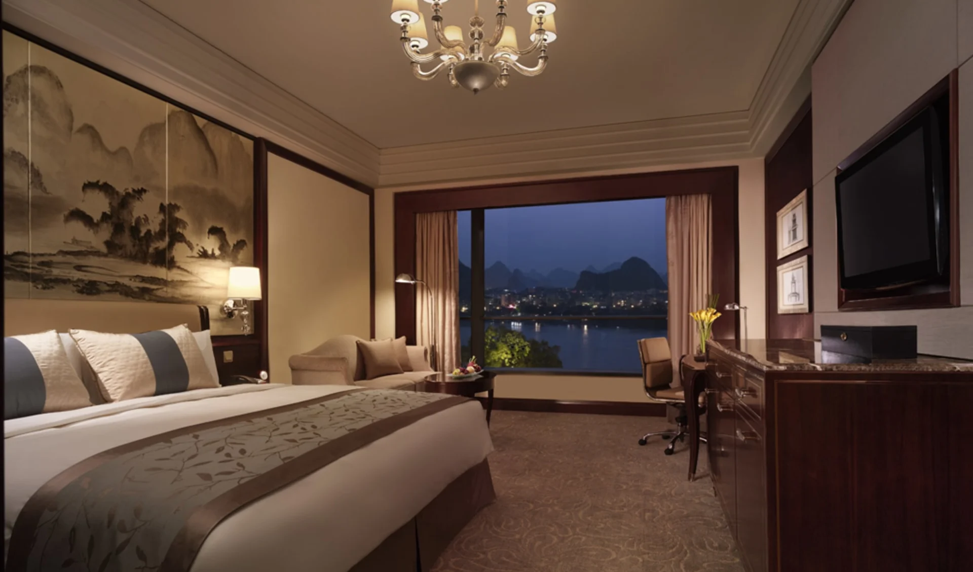 Shangri-La in Guilin: Deluxe River View Shangri-La in Guilin: Deluxe River View