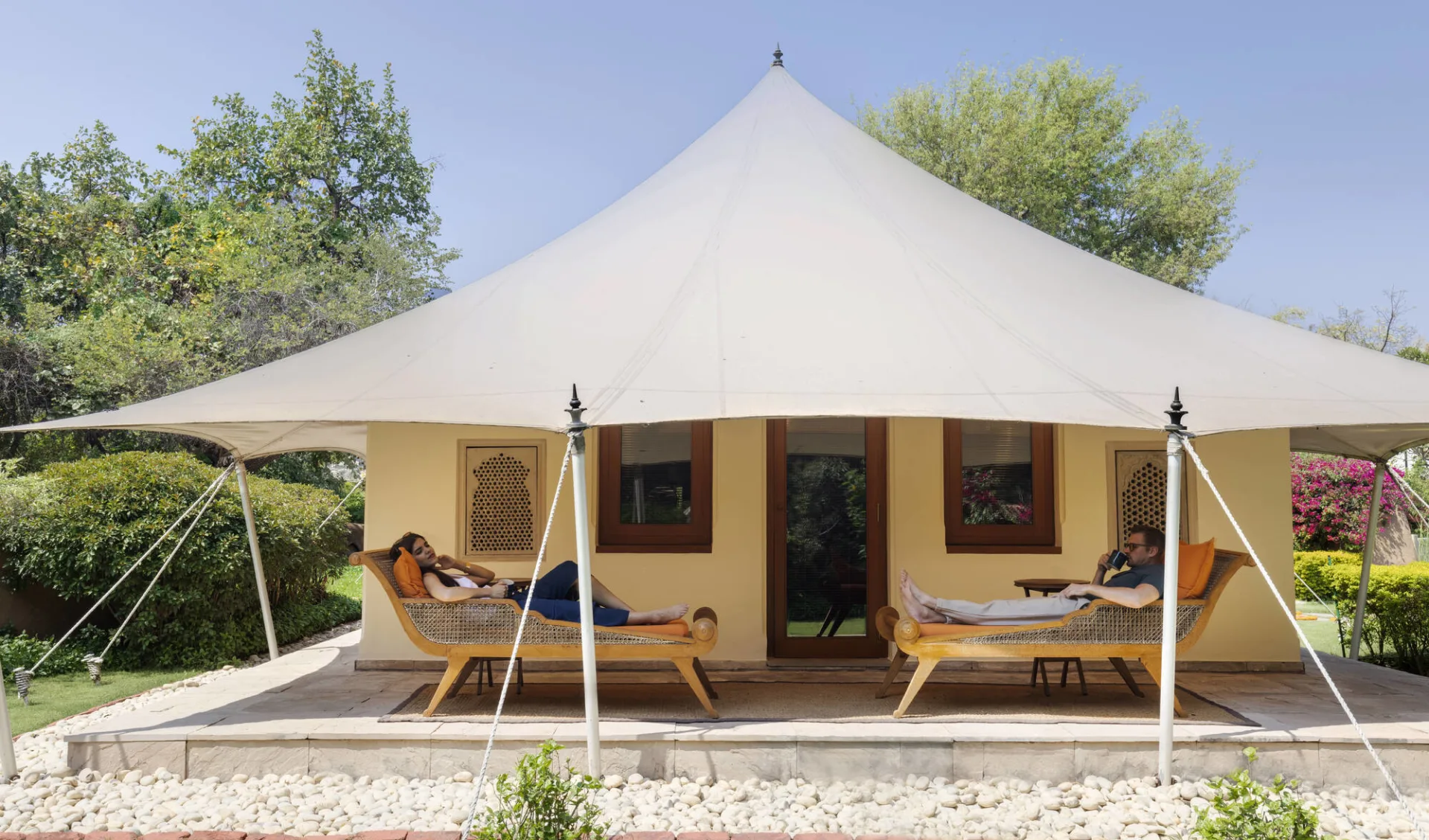 The Oberoi Vanyavilas Wildlife Resort in Ranthambore:  Luxury Tent