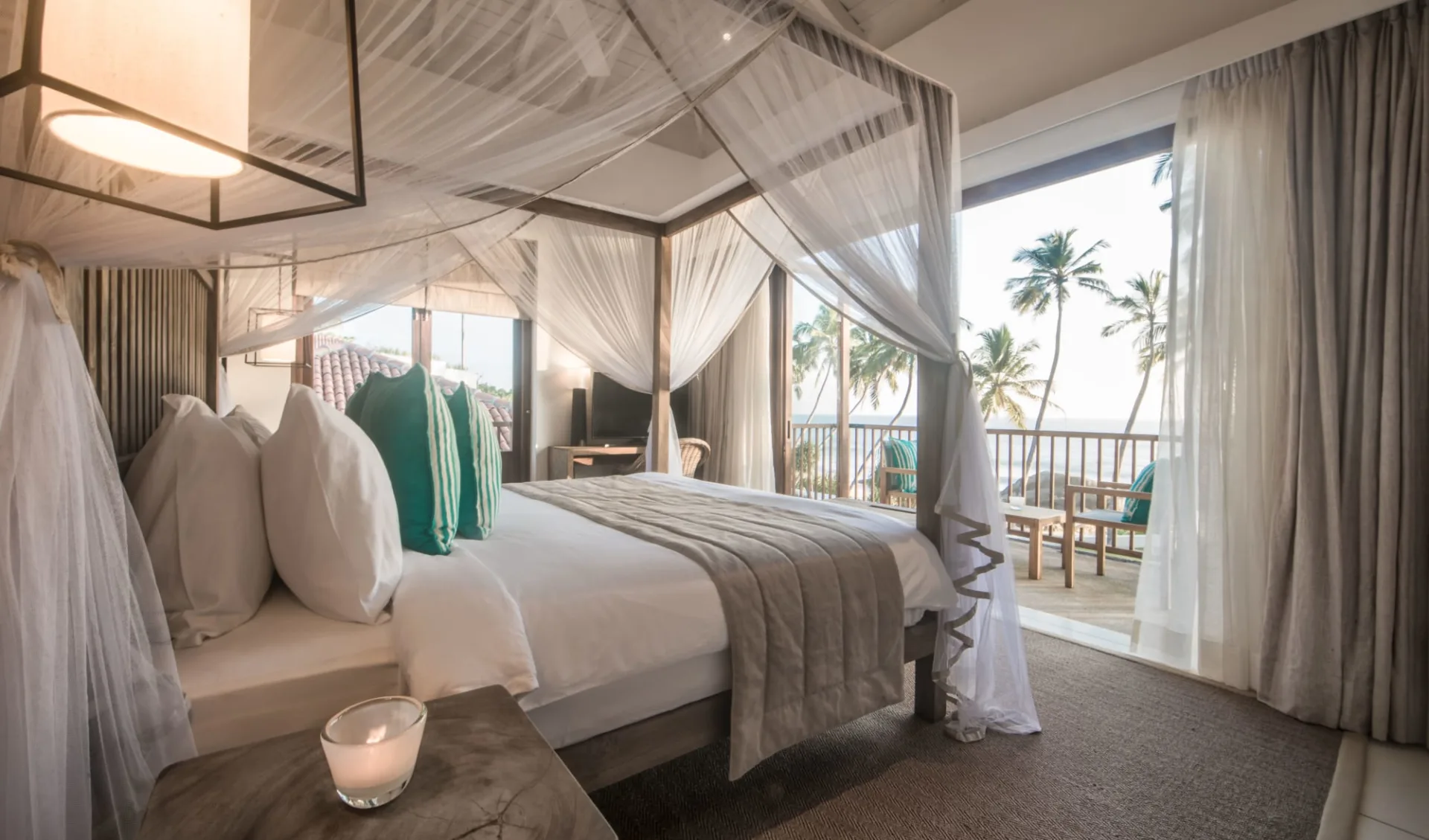 Kumu Beach in Balapitiya: Ocean View Bedroom Kumu Beach in Balapitiya: Ocean View Bedroom