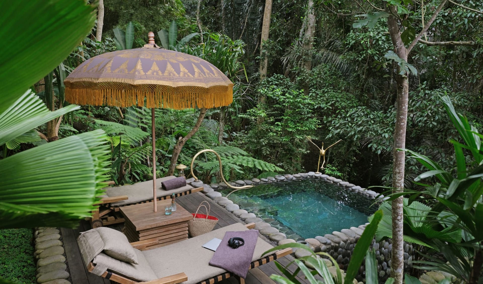 Capella Ubud, Bali: Rainforest Tent | Saltwater Pool Capella Ubud, Bali: Rainforest Tent | Saltwater Pool