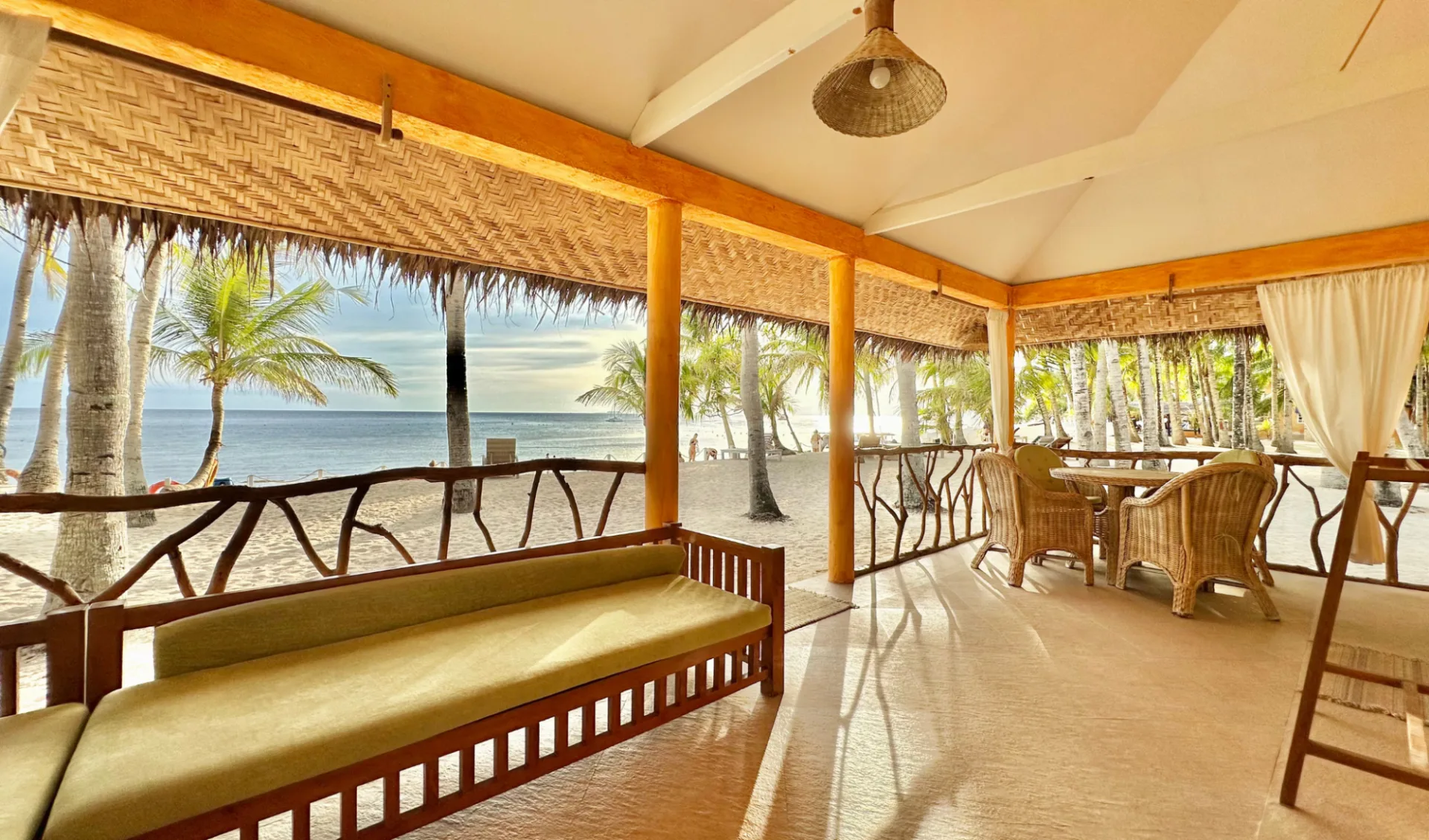 Coco Grove Beach Resort in Siquijor:  Turtle Cottage | Veranda