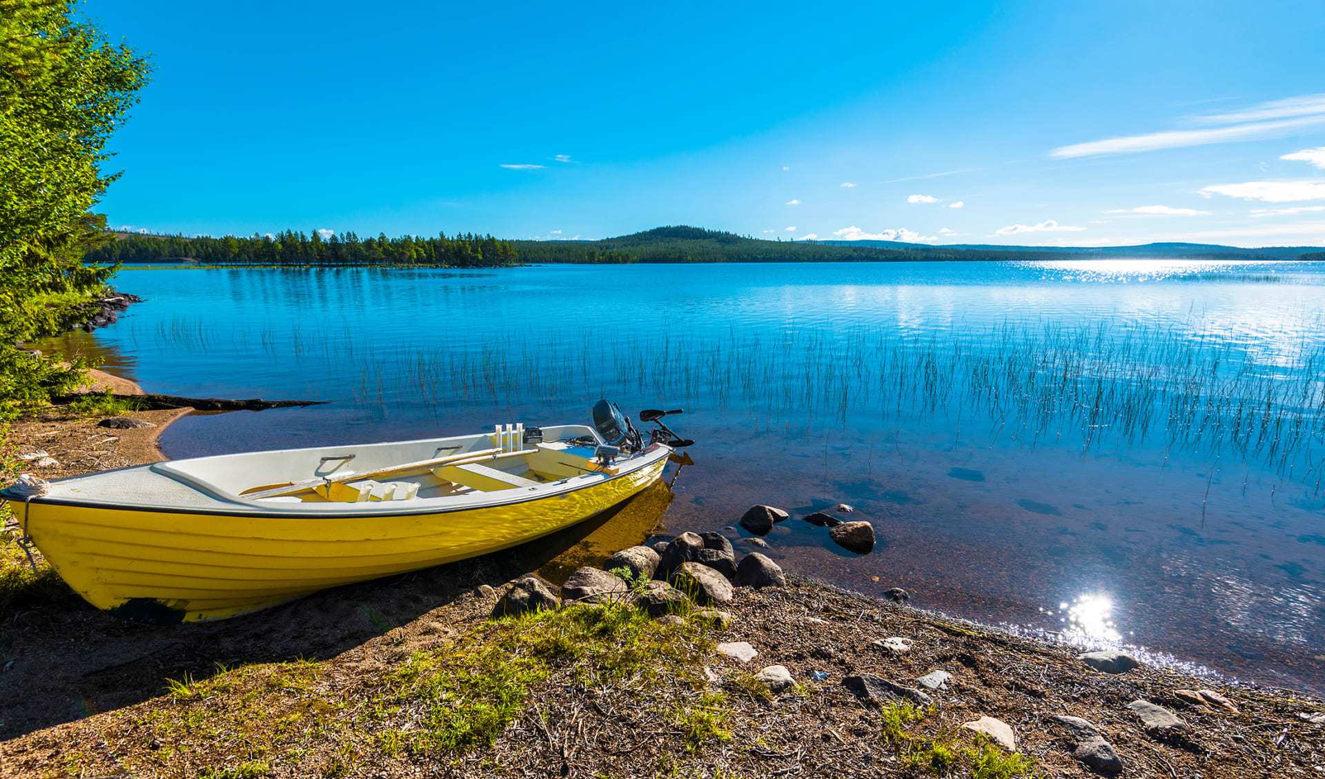 Seenplatte, Finnland Seenplatte, Finnland