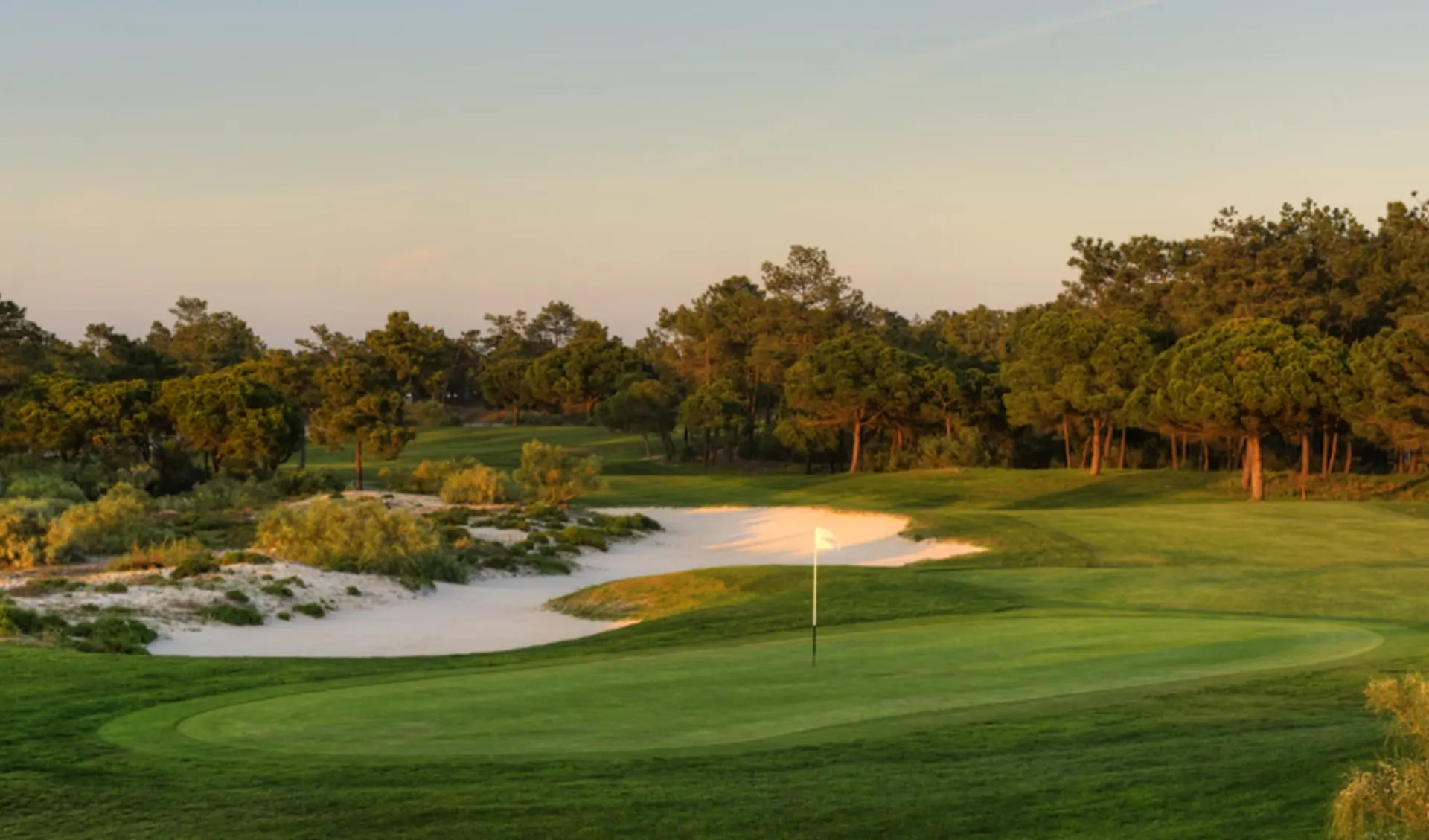 Troia Golf Resort in Lissabon: Troia Golf 14.Hole Troia Golf Resort in Lissabon: Troia Golf 14.Hole