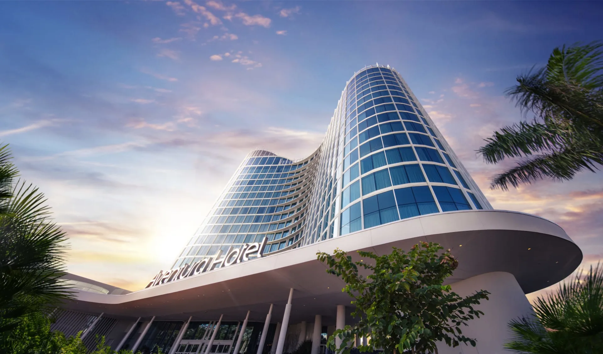 Universal's Aventura Hotel in Orlando: Universal Avenura_Aussen