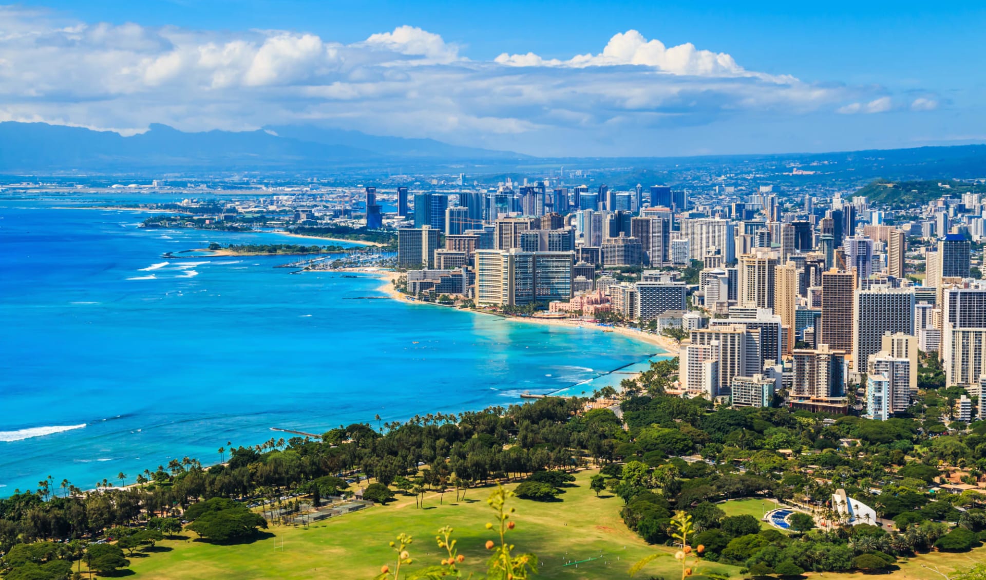Hawaii Island Hopping ab Honolulu: USA_Hawaii_Oahu_Honolulu_Waikiki Beach Hawaii Island Hopping ab Honolulu: USA_Hawaii_Oahu_Honolulu_Waikiki Beach