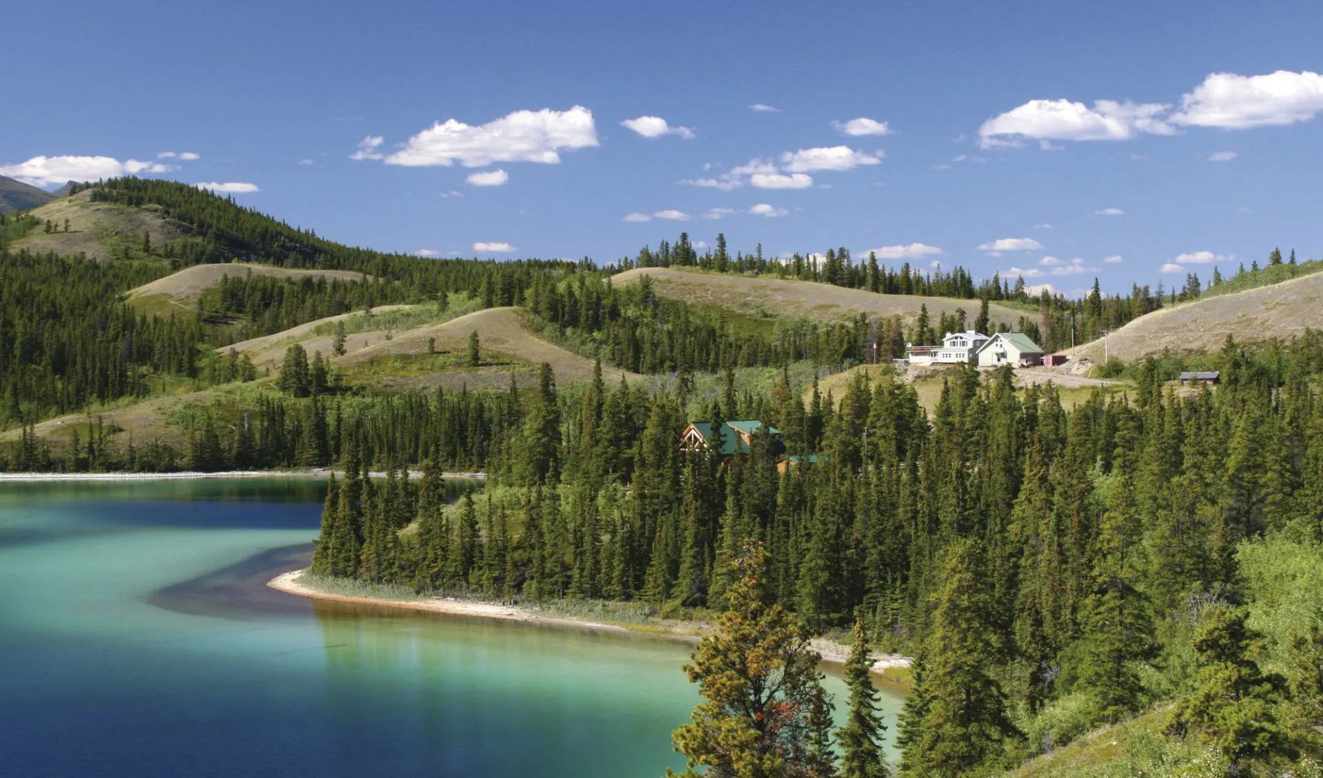 Traumlandschaften des Yukon ab Whitehorse: Yukon - Emerald Lake Traumlandschaften des Yukon ab Whitehorse: Yukon - Emerald Lake