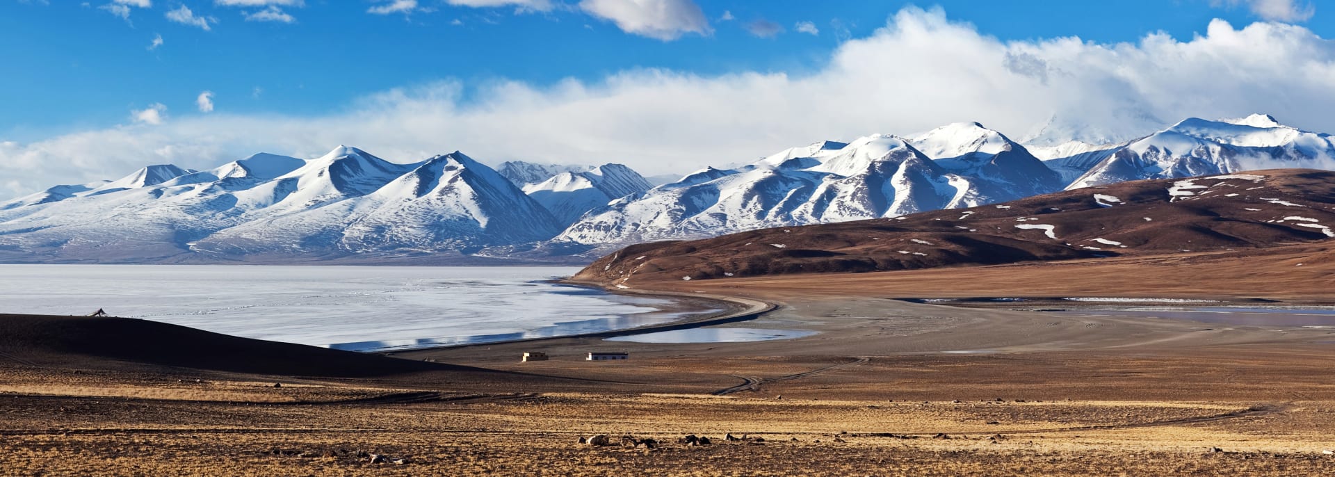 Manasarovar See und Berg Gurla Mandhata, Tibet Manasarovar See und Berg Gurla Mandhata, Tibet
