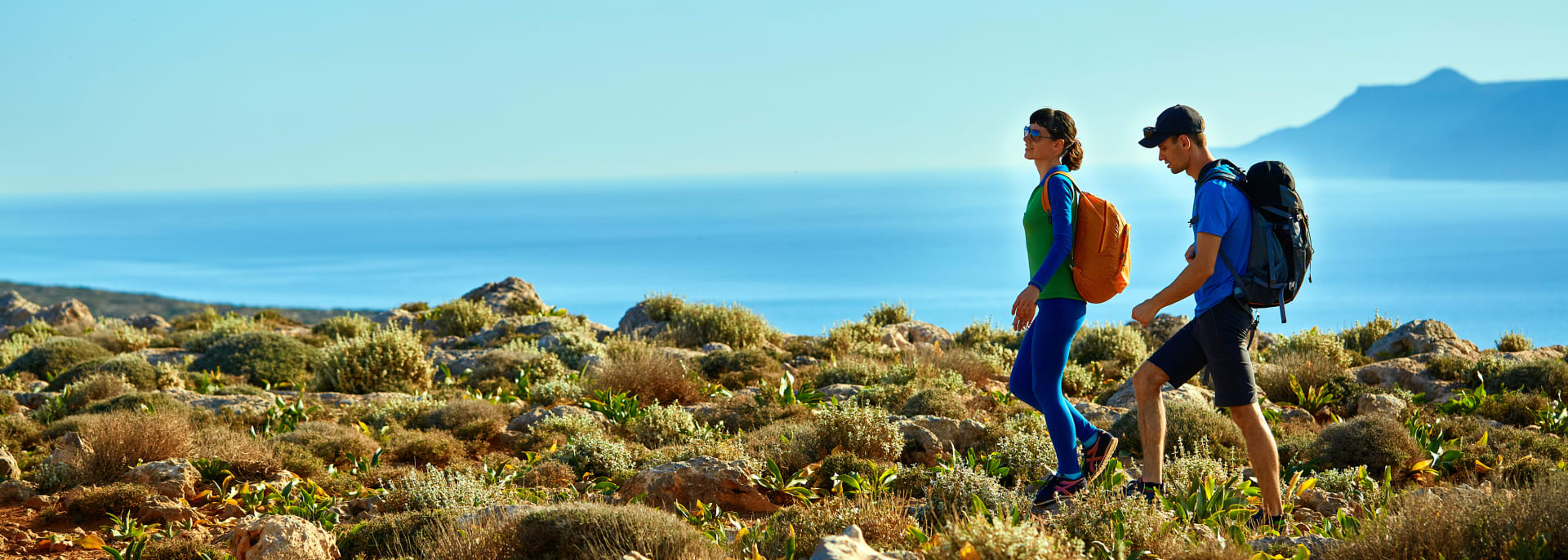 Wanderer auf der Insel Kreta