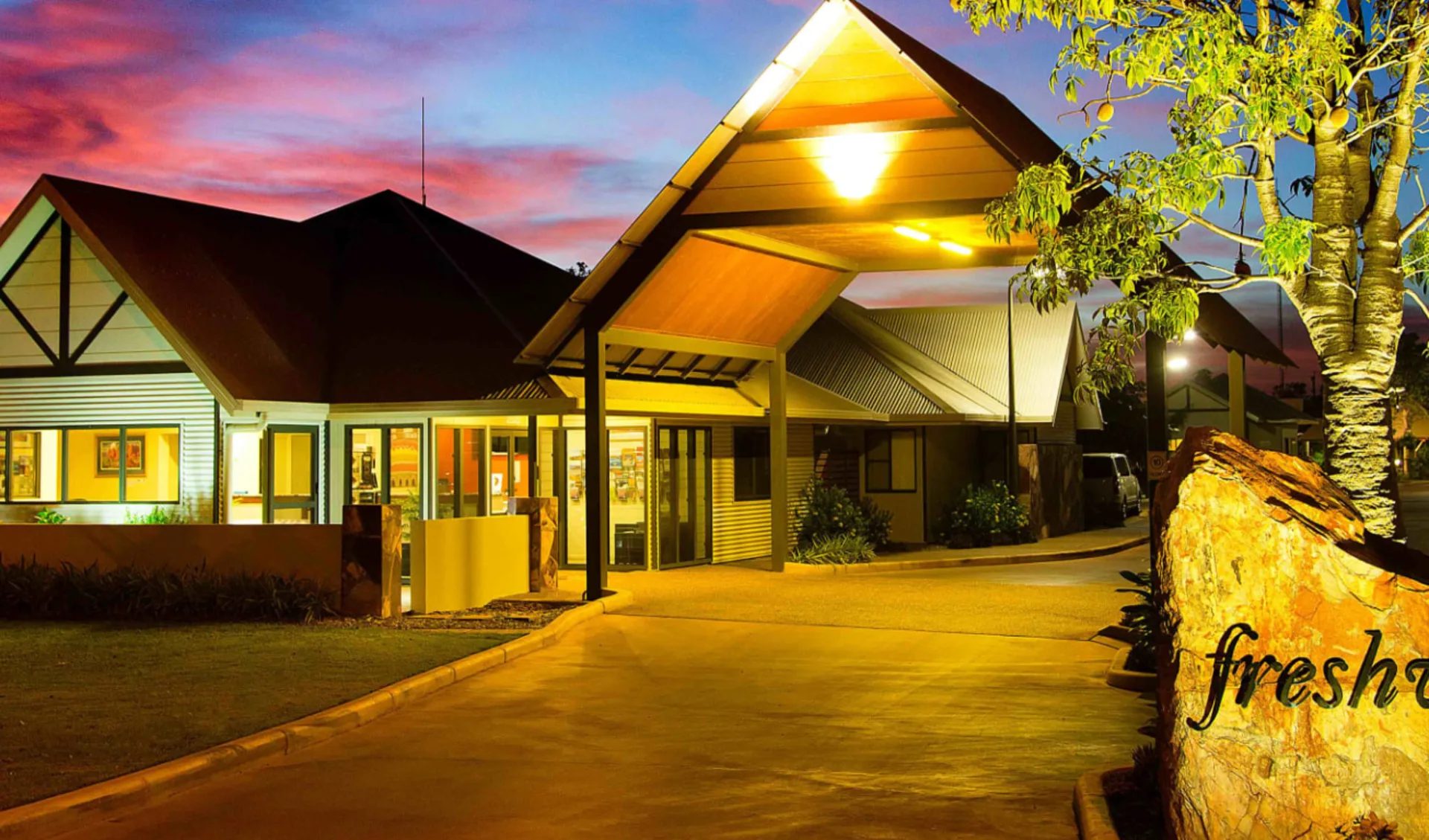 Freshwater East Kimberley Apartments in Kununurra: Freshwater Apartments Entrance