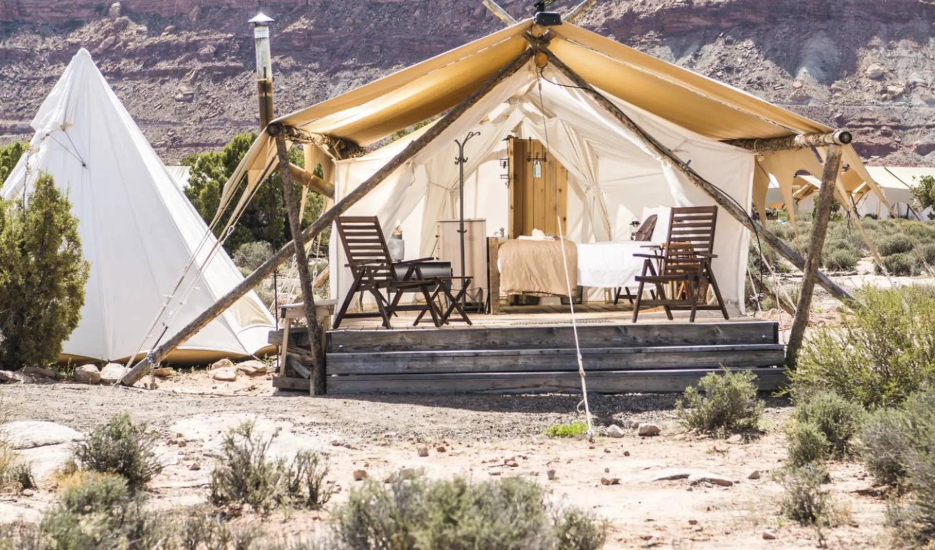 Under Canvas Arches & Canyonlands in Moab: Under Canvas Moab - Suite mit Tipi