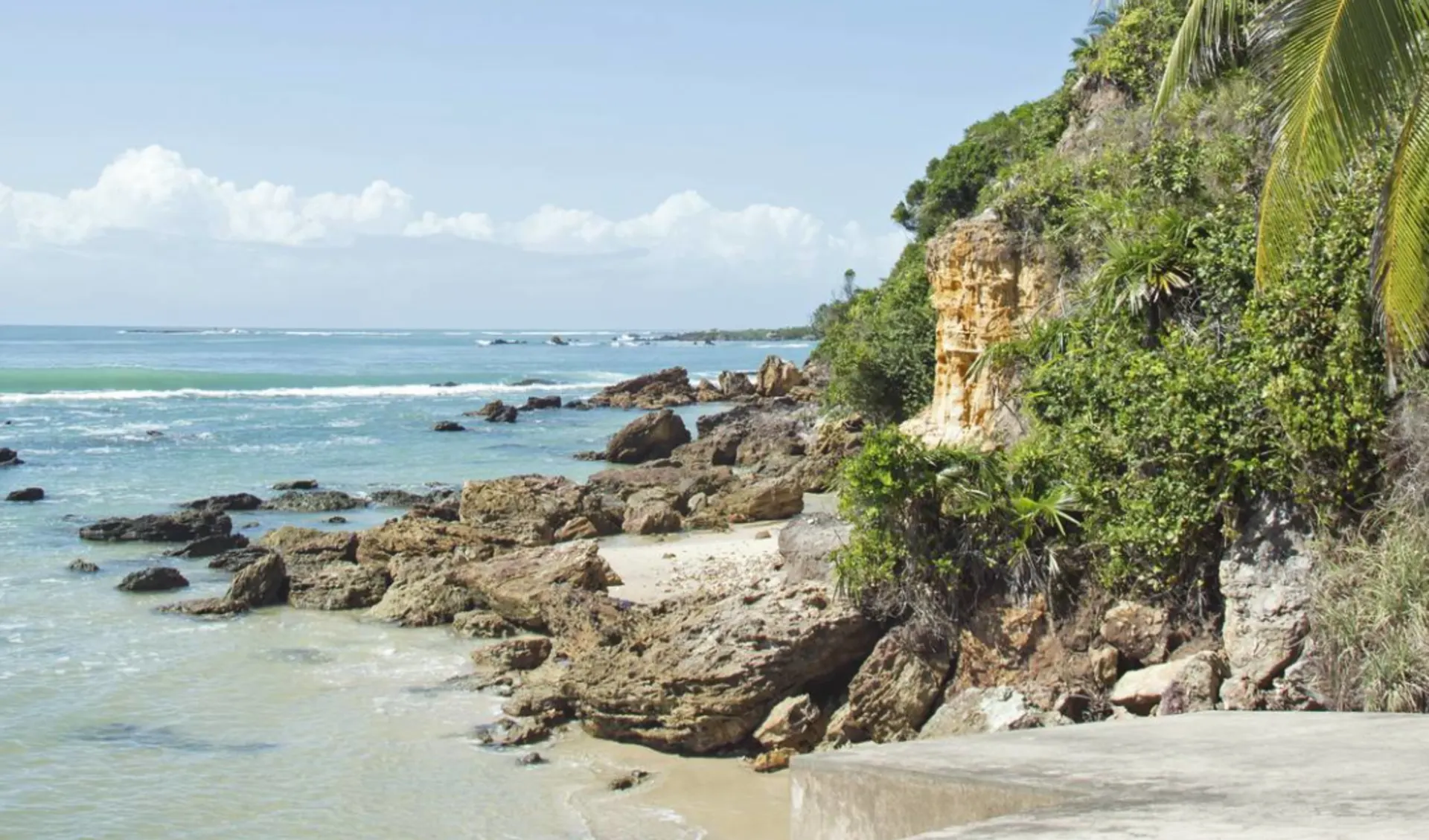 Morro de São Paulo ab Salvador da Bahia: Brasilien - Morro de São Paulo - Blick über das Meer