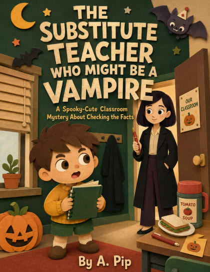 The same comic cover in layered paper-cut style
