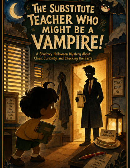 The same comic cover in shadow theatre and silhouette style