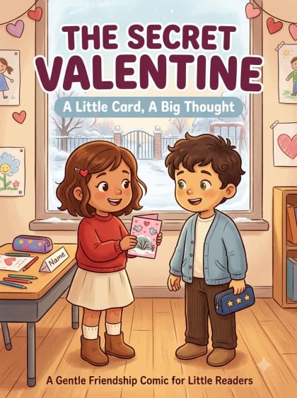 Comic cover for the Valentines collection
