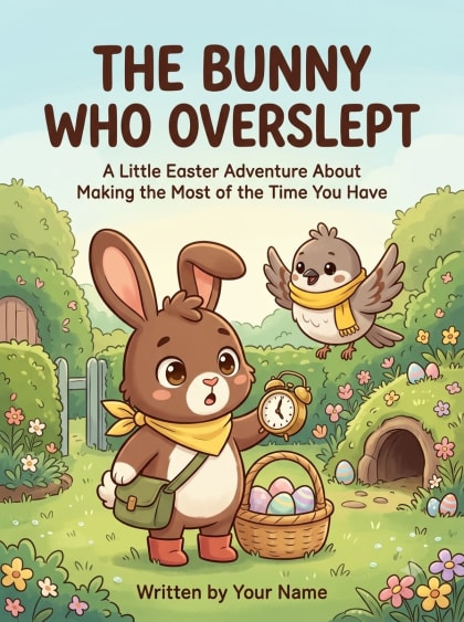 Comic cover for the Easter collection