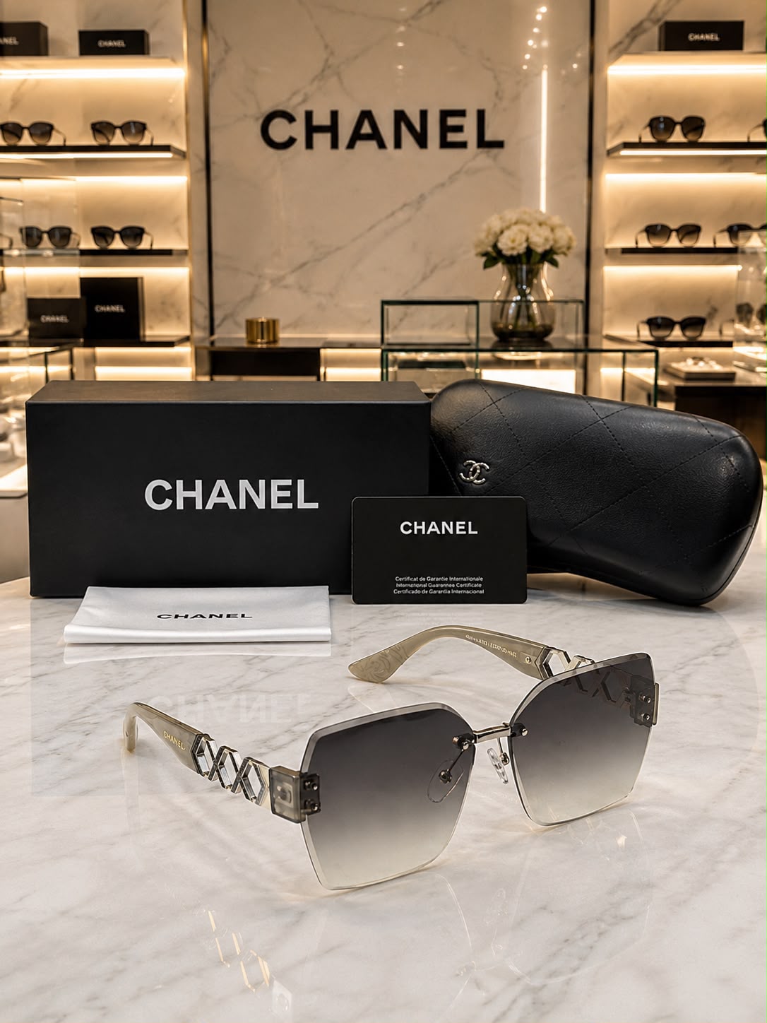 CHANEL SUNGLASESS FOR UNISEX(FC)