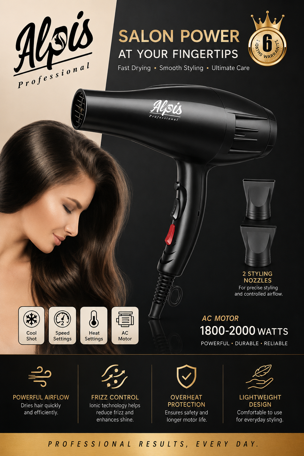 Alpis Professional Hair Dryer