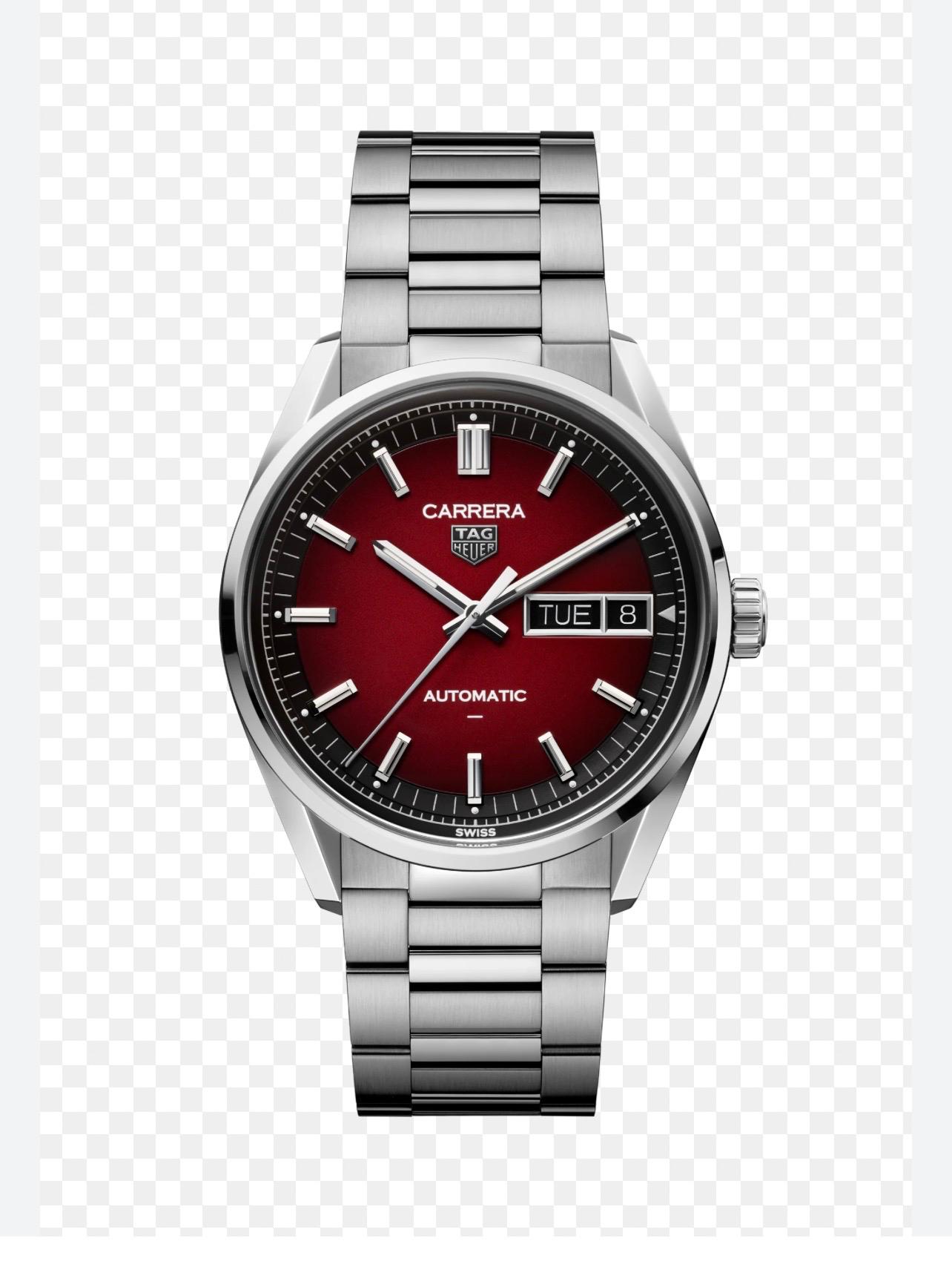 TAG Heuer Carrera Automatic – Red Dial Luxury Watch(FC)