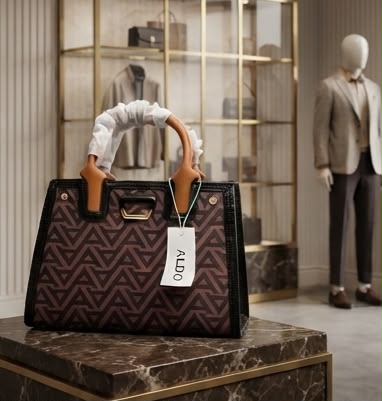 ALDO Geometric Print Tote Bag