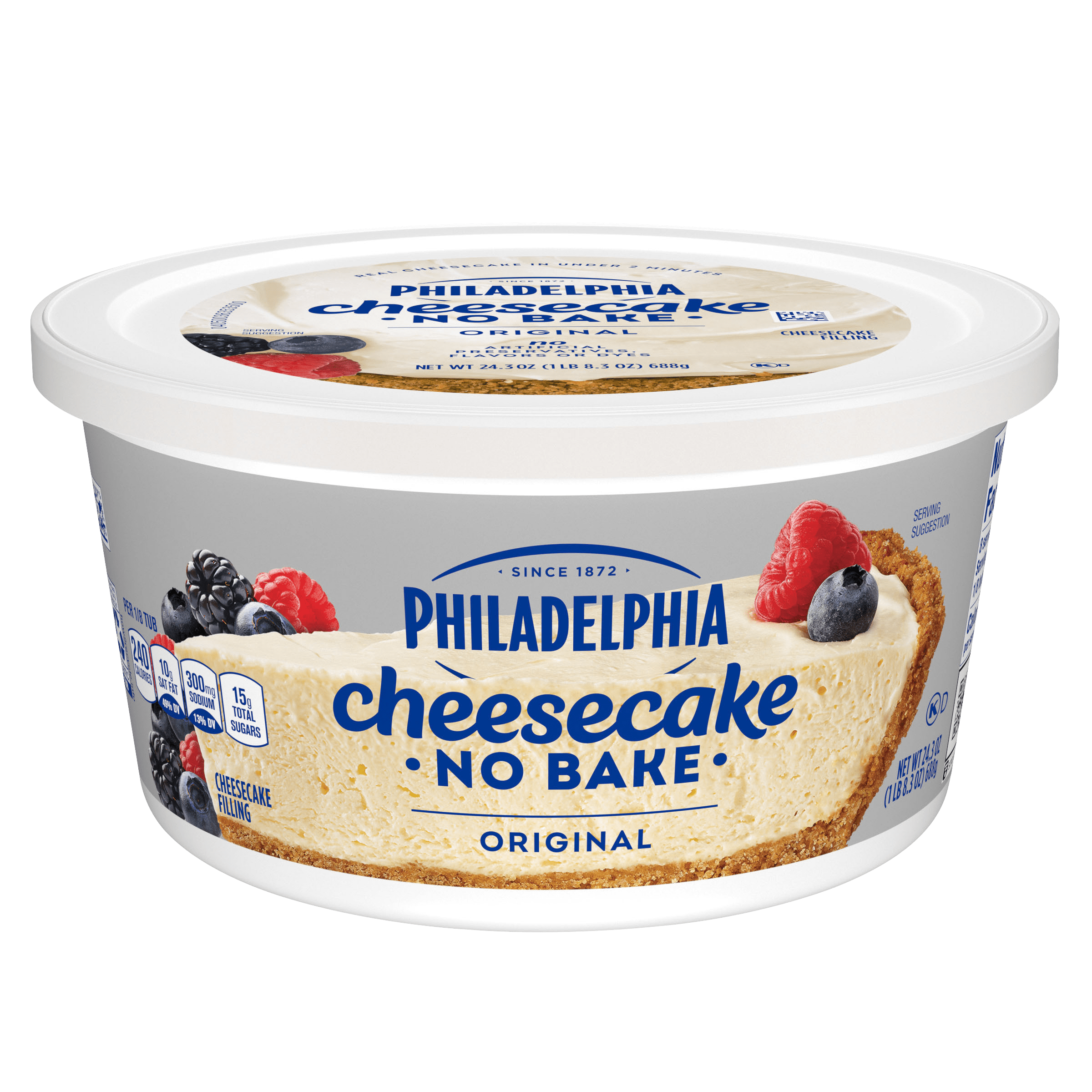 Philadelphia No Bake Original Cheesecake Filling Tub 