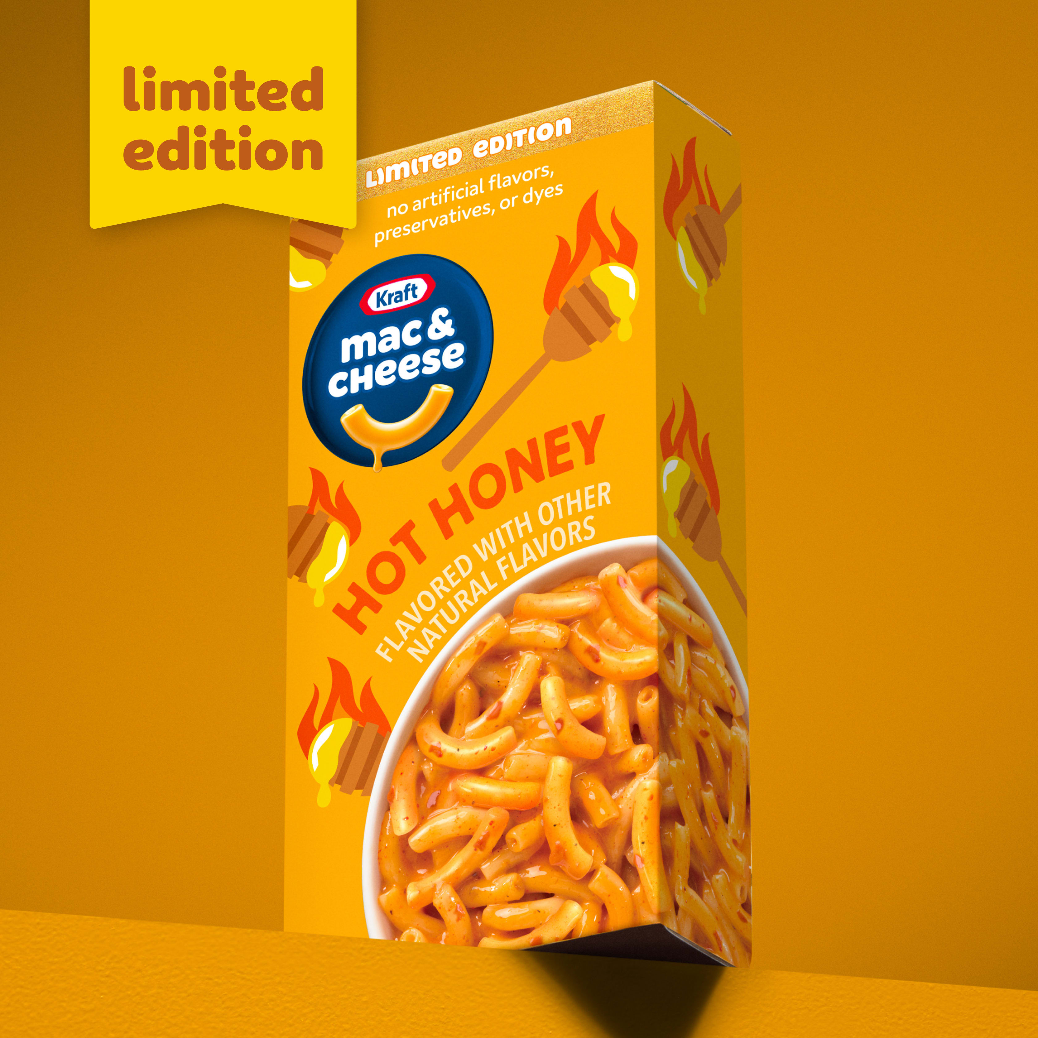 Kraft Mac & Cheese Limited Edition Hot Honey Flavor Box Rolling Out